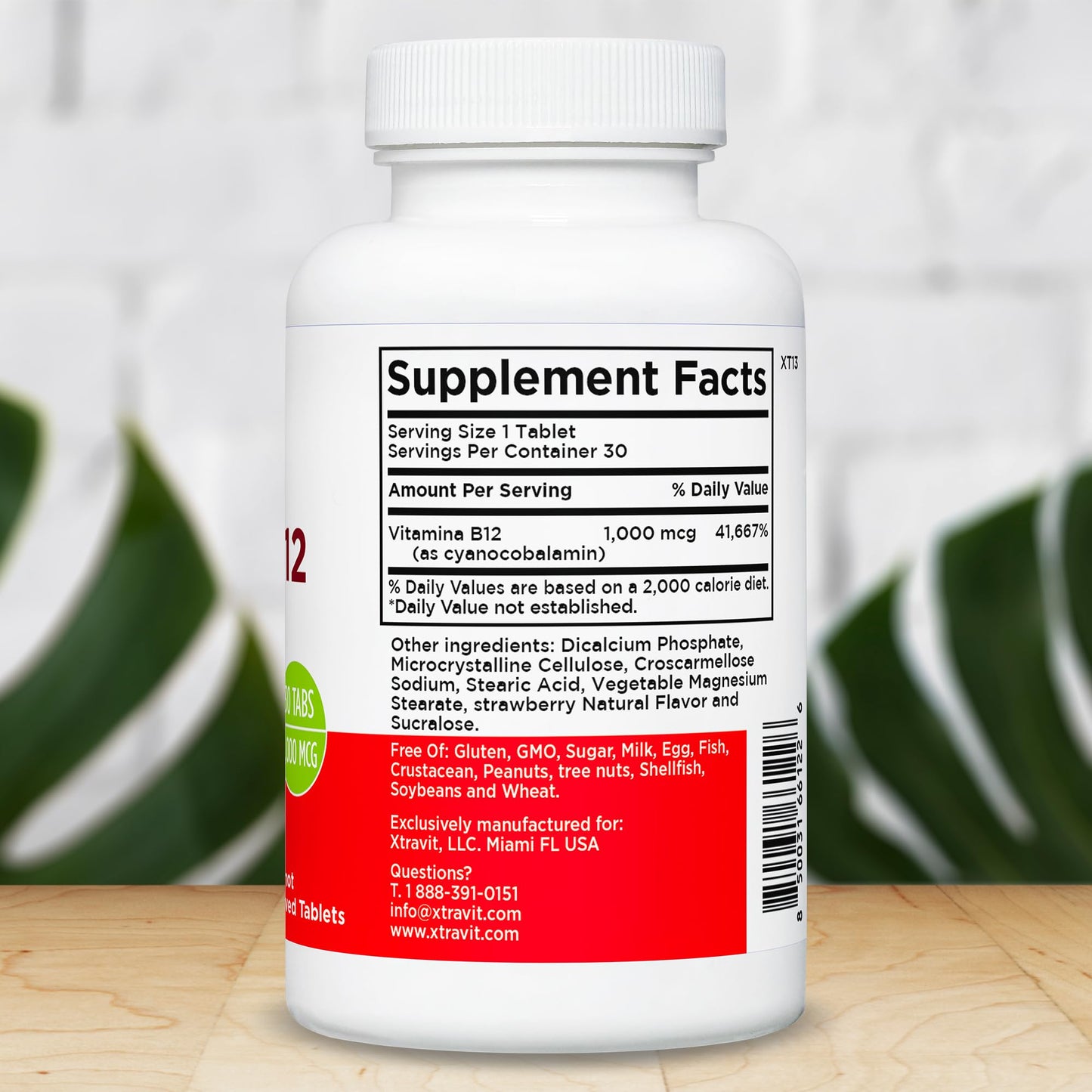 Xtravit Vitamin B12 Supplement 30 Tablets