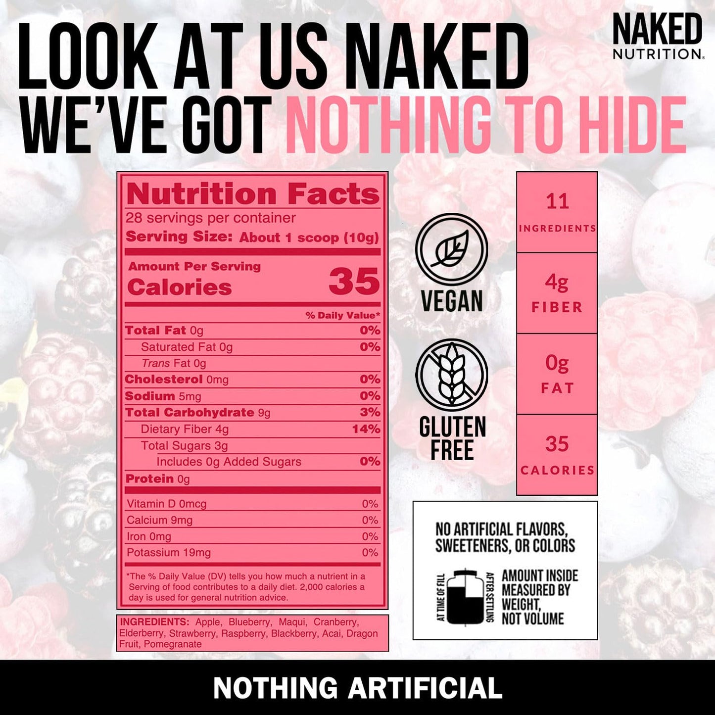 NAKED Reds Superfood Powder 9.9 oz