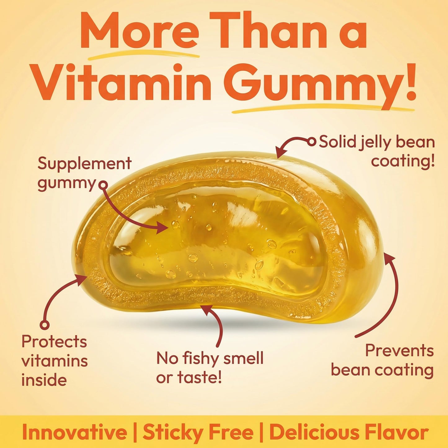 Human Beanz Kids Vegan Omega-3 Gummies, 120 Count