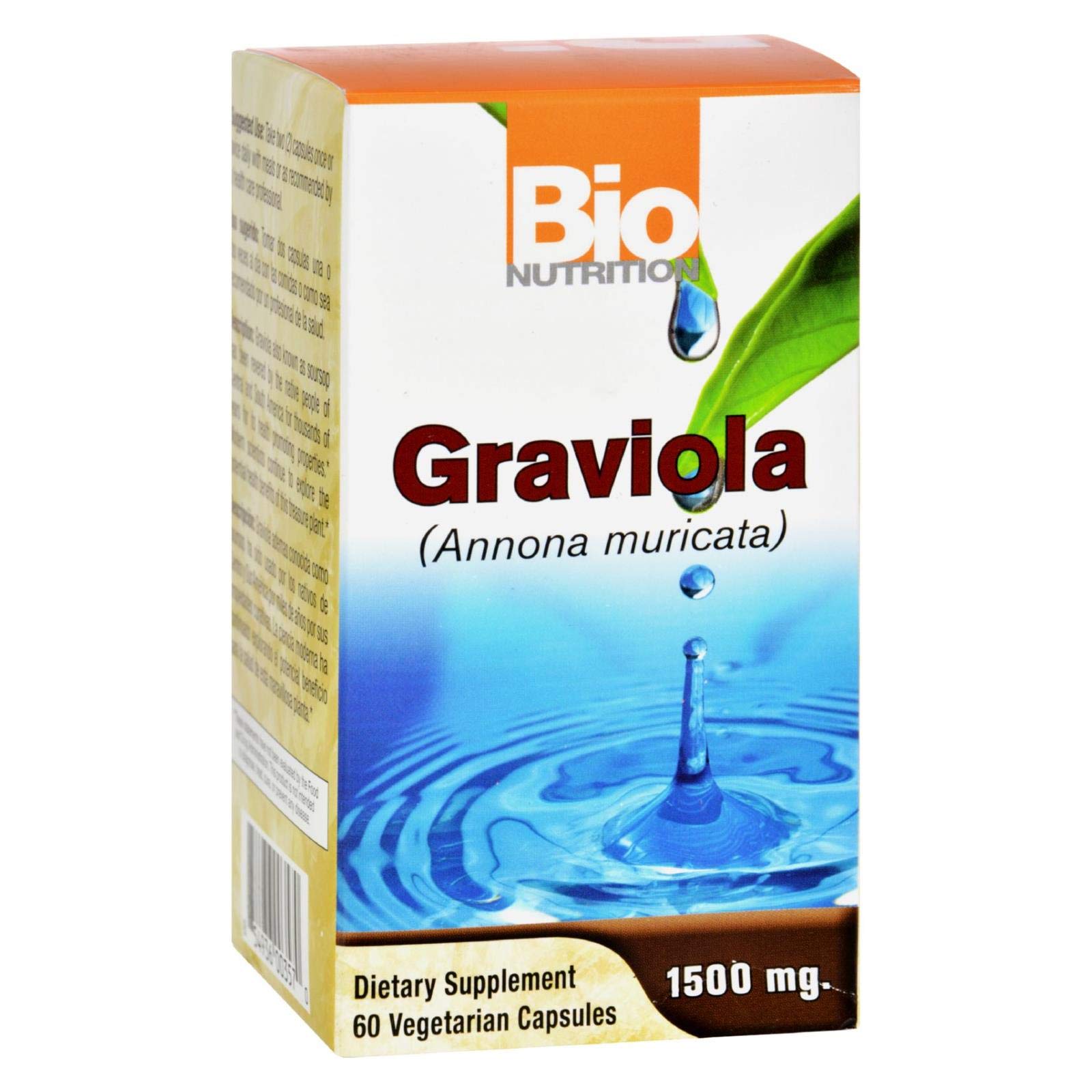 Bio Nutrition Graviola 1500 mg, 60 Veg Capsules