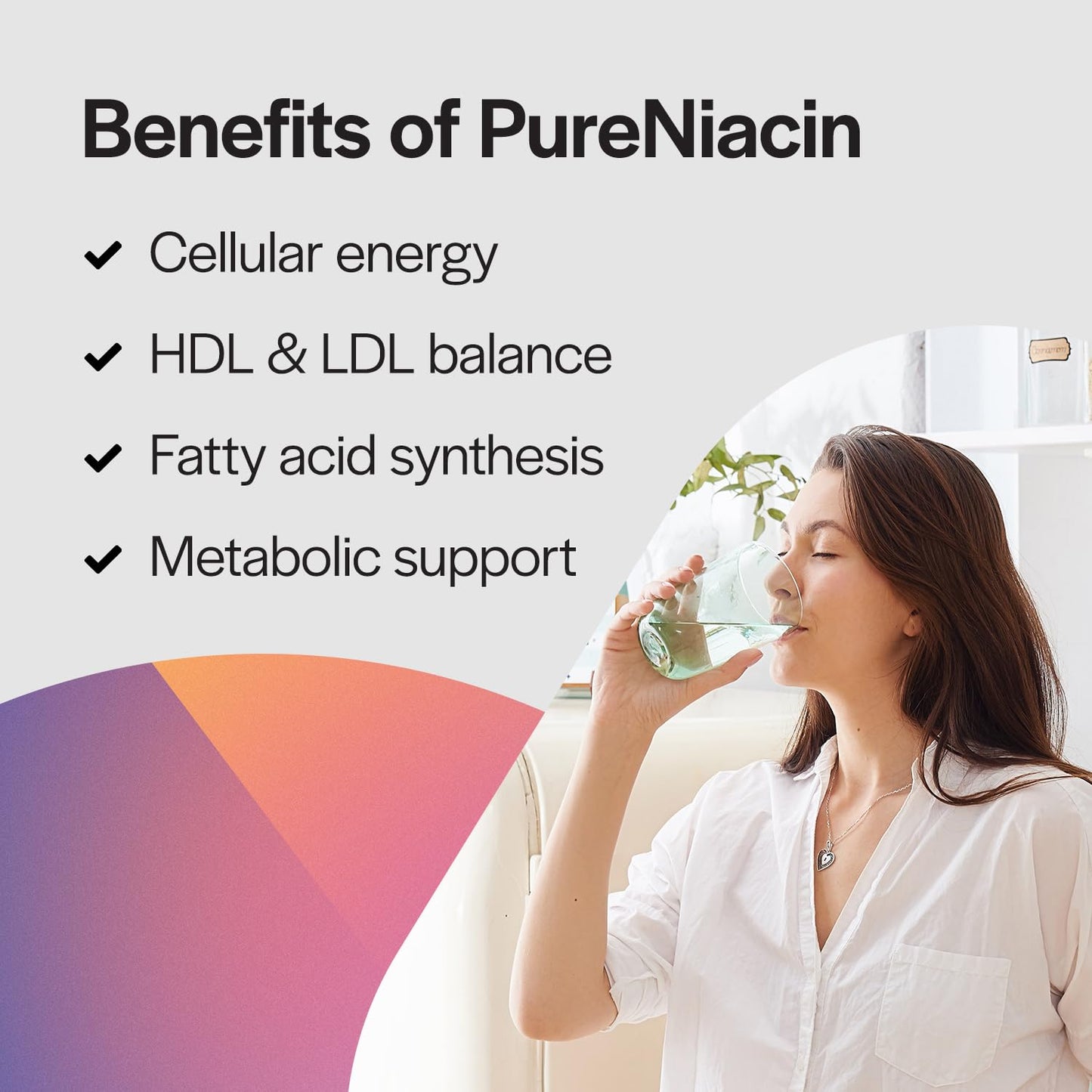 PureFormulas Pure Niacin Vitamin B3 500 mg Immediate Release Tablet - 100 Tablets