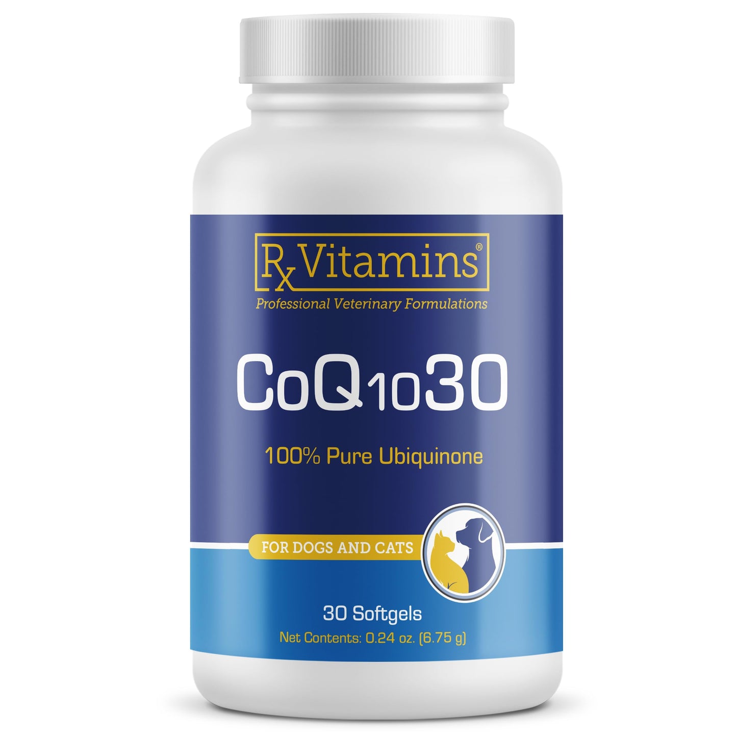 Rx Vitamins CoQ10 for Dogs & Cats Soft Gel 30