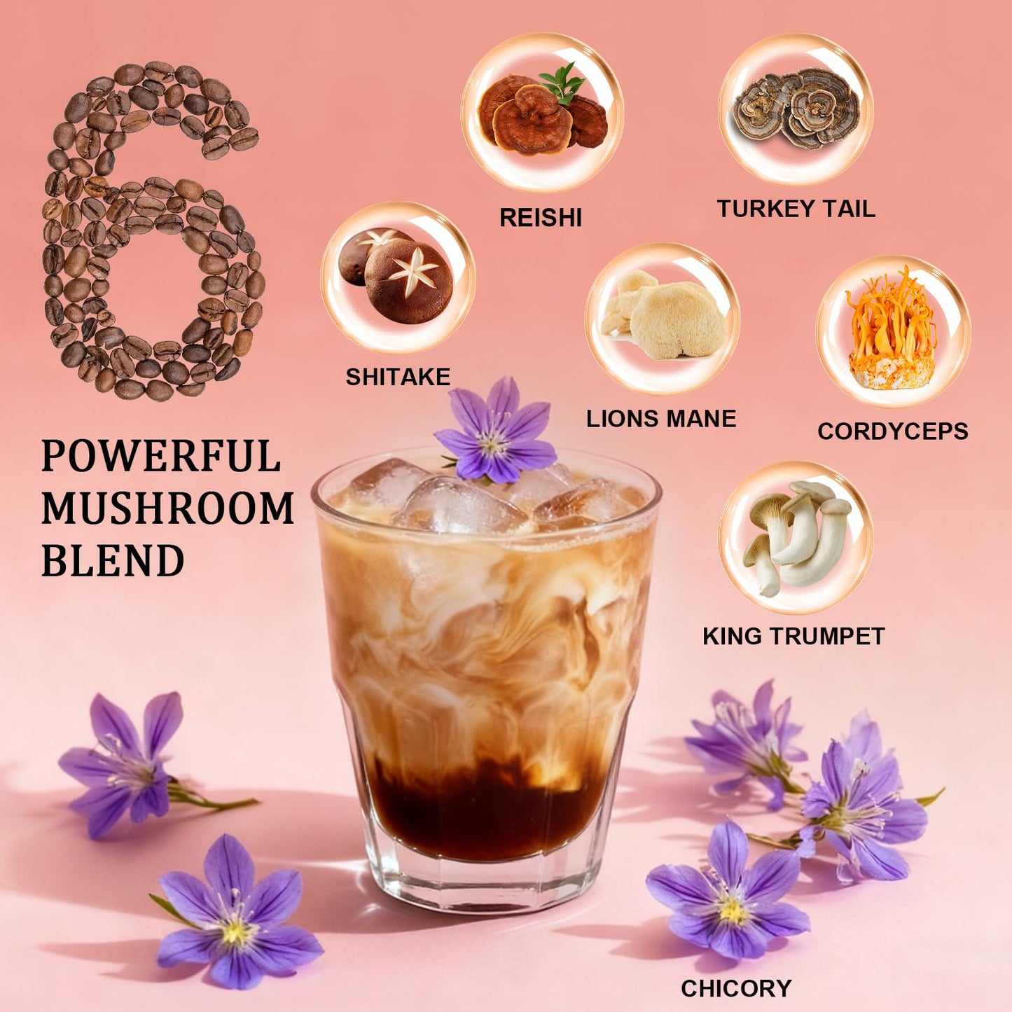 Bunkell Mushroom Chicory Powder, 6.35 Ounces
