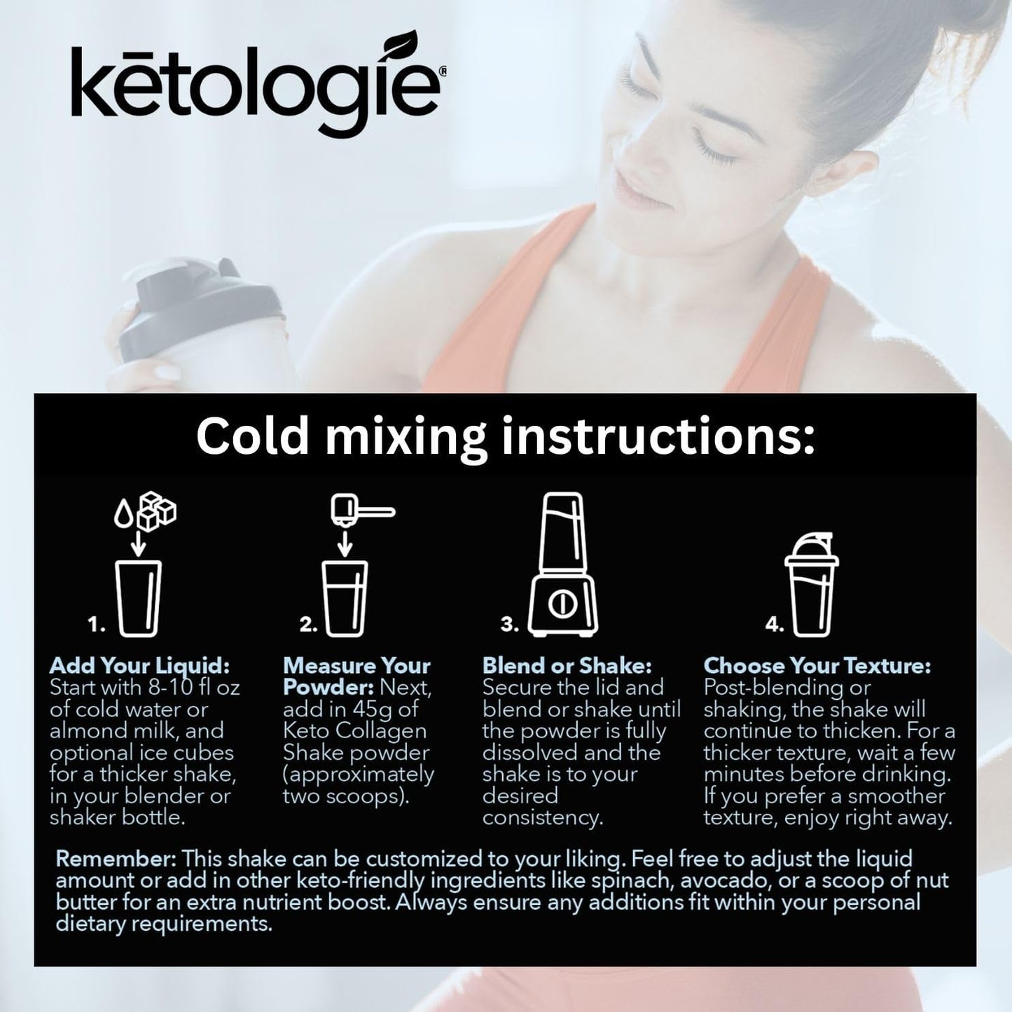 Ketologie Keto Collagen Shake Vanilla Powder 28.5