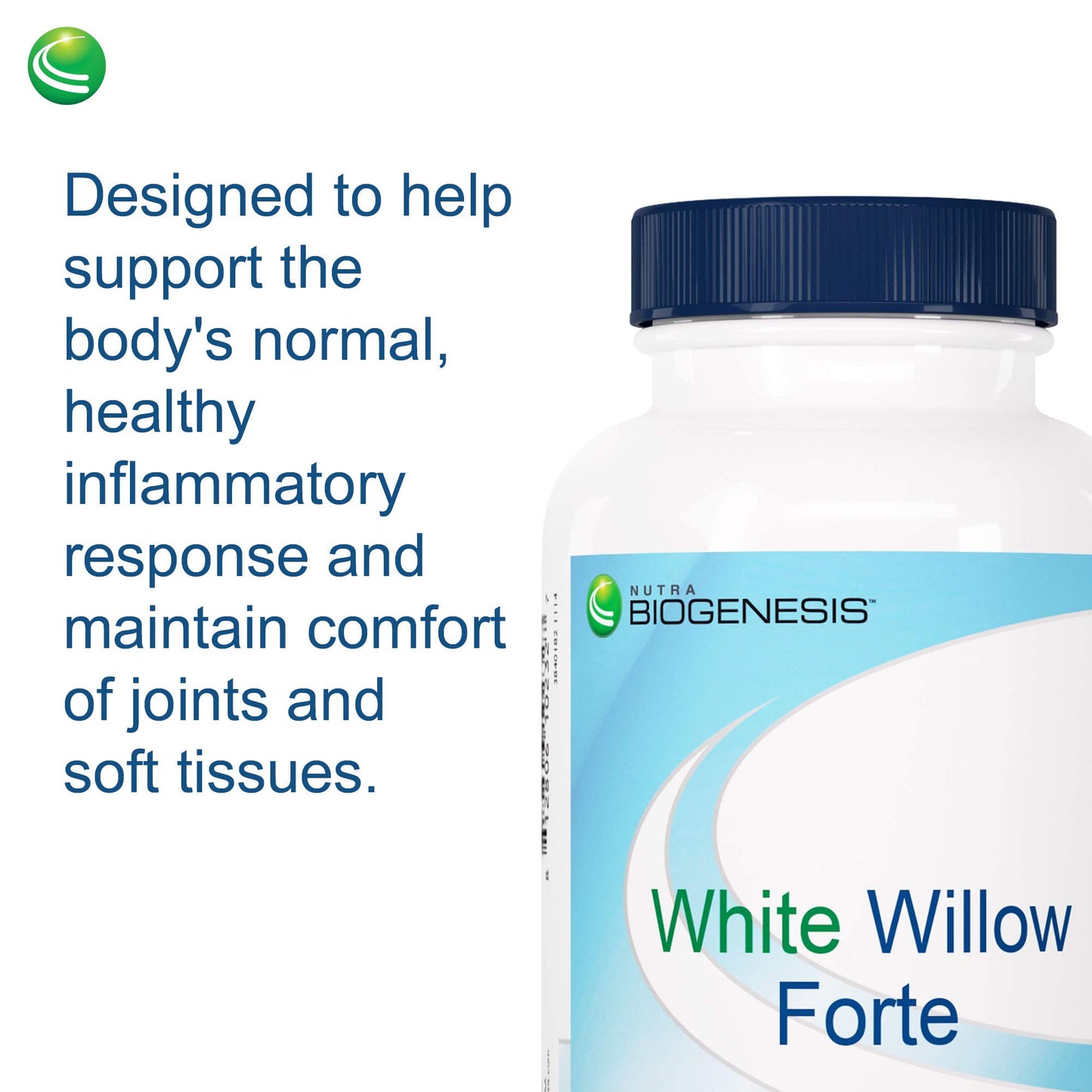Nutra BioGenesis White Willow Forte Capsules 120