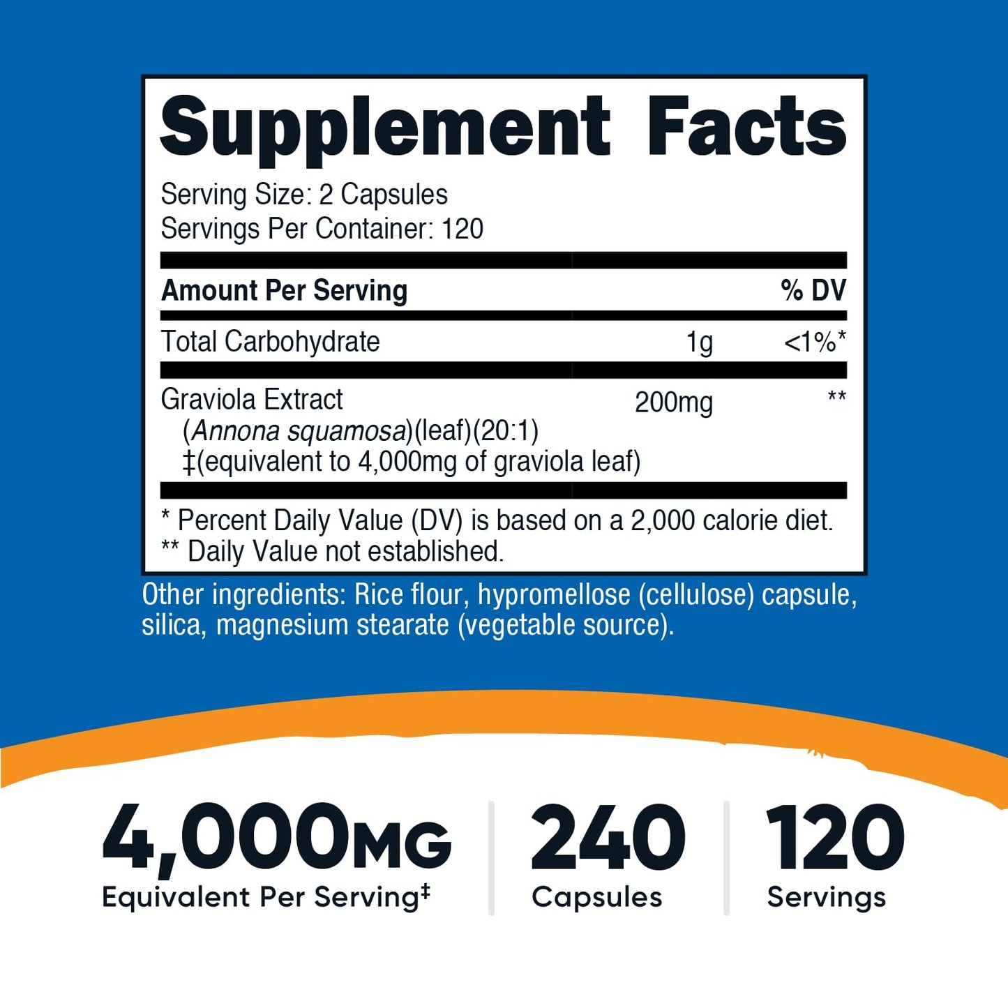 Nutricost Graviola Extract 240 Capsules