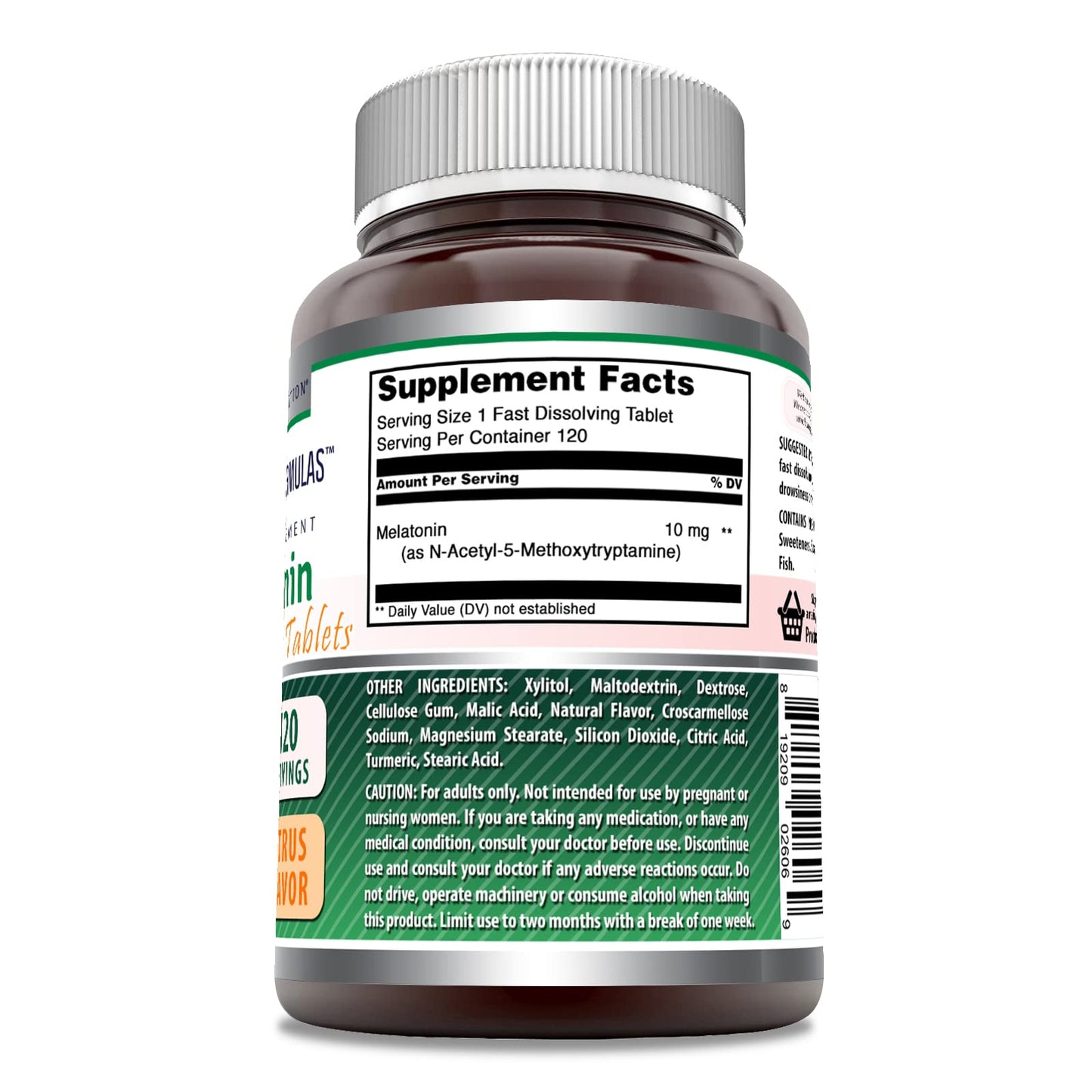 Amazing Nutrition Melatonin 10 mg Tablet, 120 Count