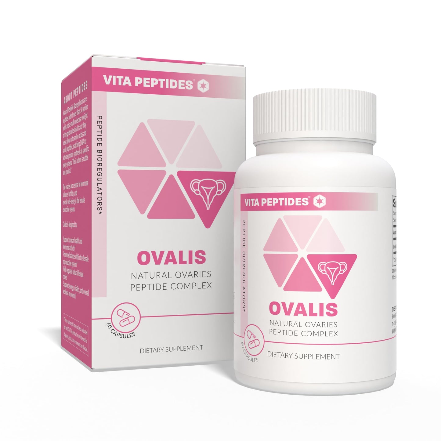 Vita Peptides Ovalis Ovary Natural Peptide Bioregulator Capsules 60