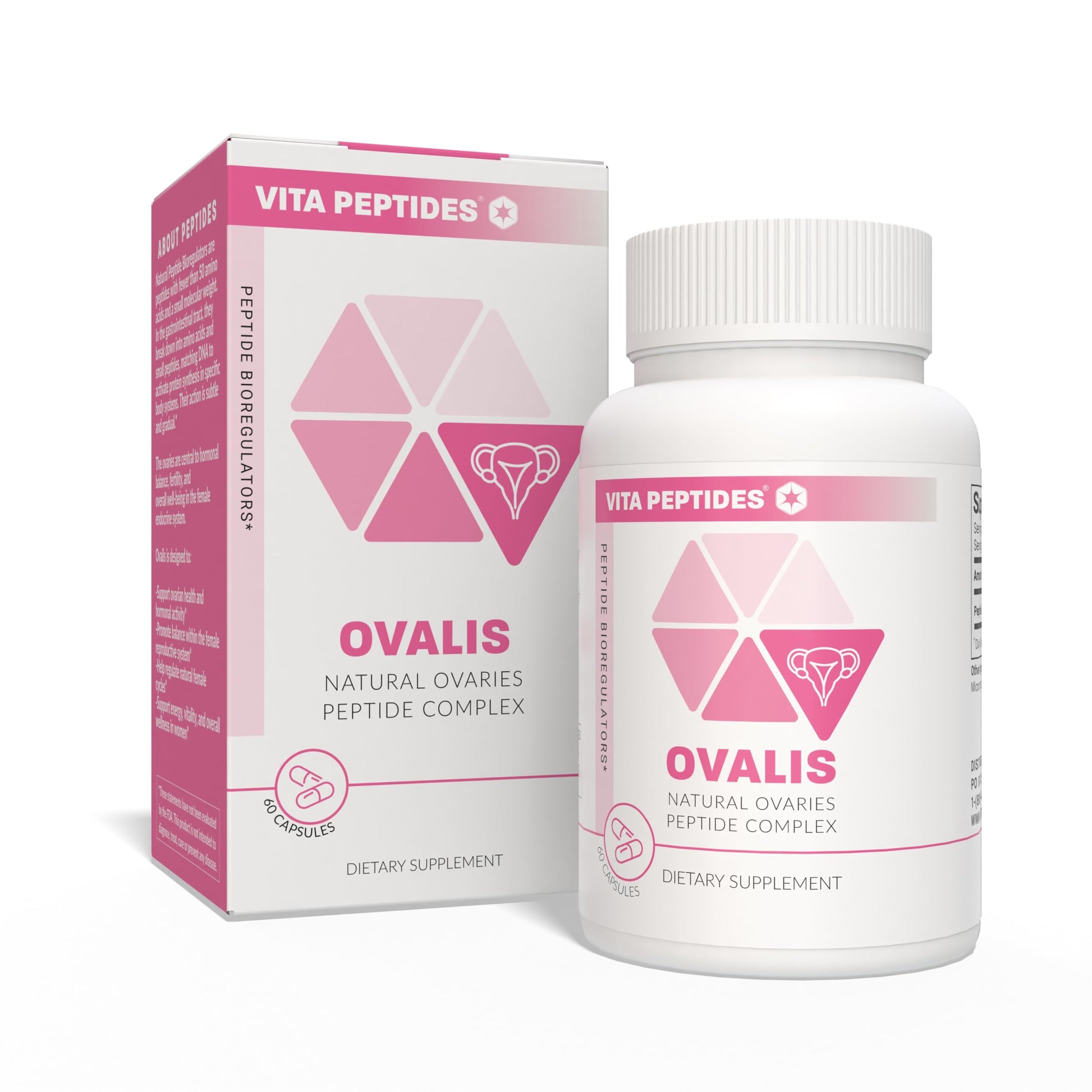 Vita Peptides Ovalis Ovary Natural Peptide Bioregulator Capsules 60