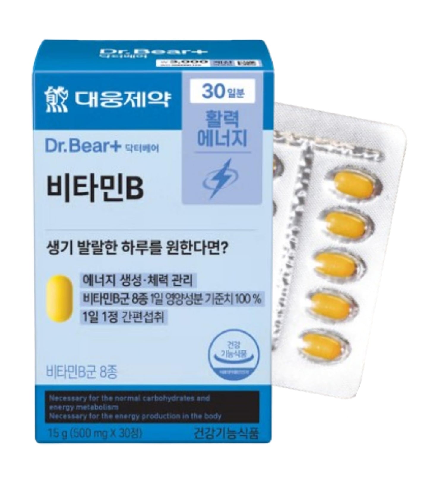 DAHLORE Daewoong Vitamin B Complex Tablets, 30 Tablets