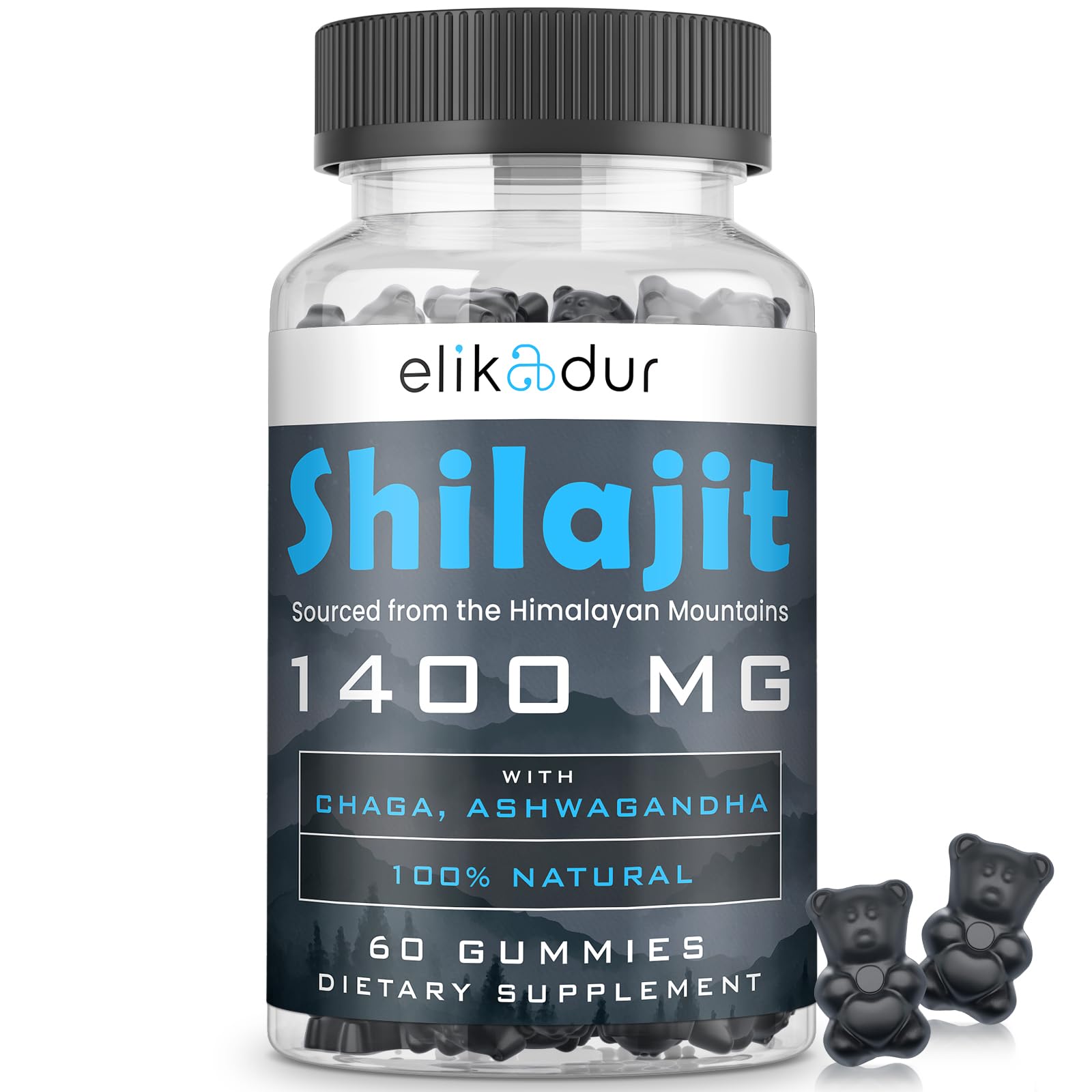 Elikadur Shilajit Gummies 60 Count