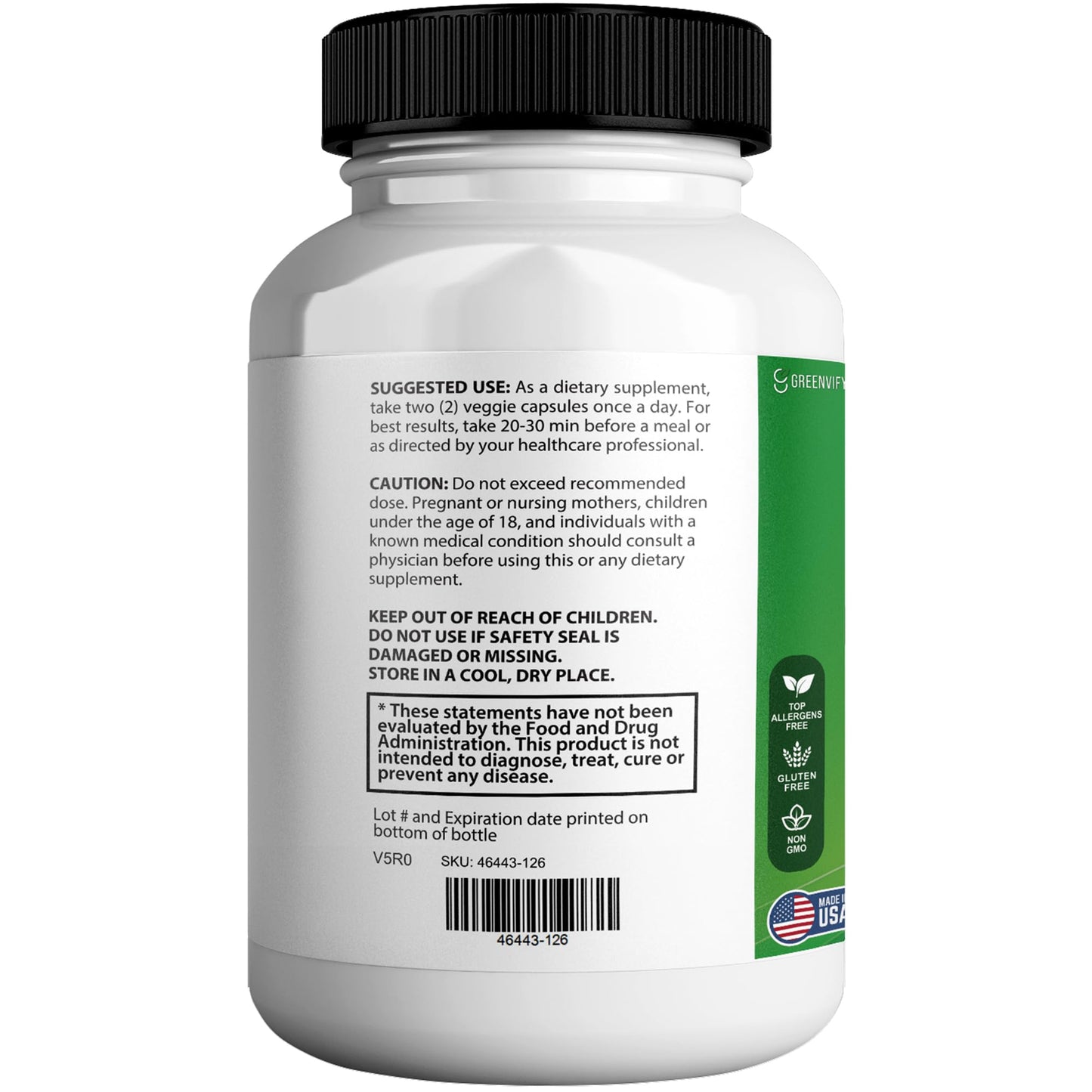 GREENVIFY Flash Fast Max Burn Dietary Supplement Capsule, 60 Capsules