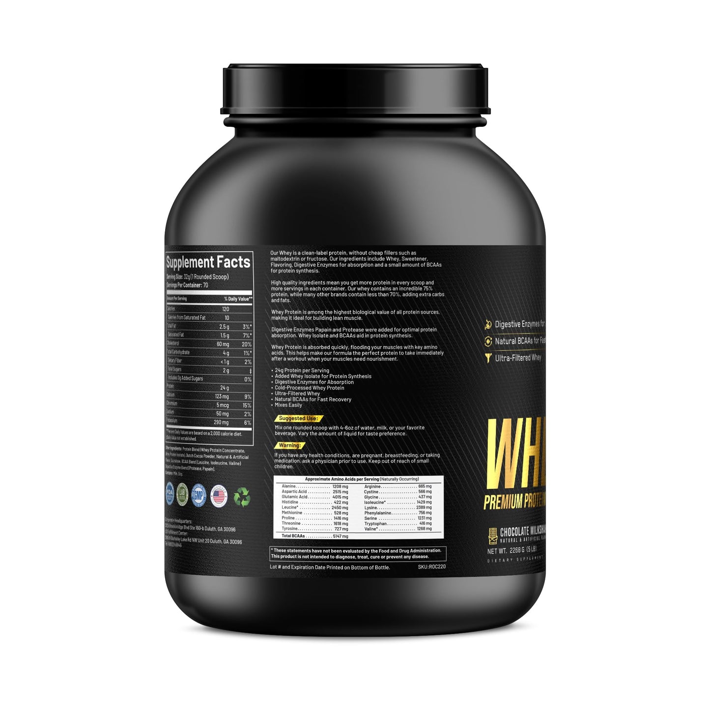 TRIUMPH VITAMIN Whey Protein Powder Chocolate 128