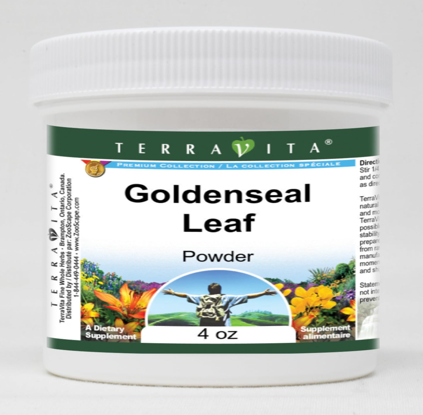 Terravita Goldenseal Leaf Powder, 12 oz