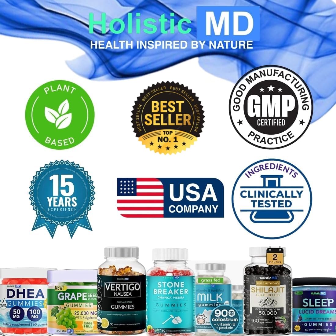 Holistic MD Lithium Orotate Gummies 60 Count