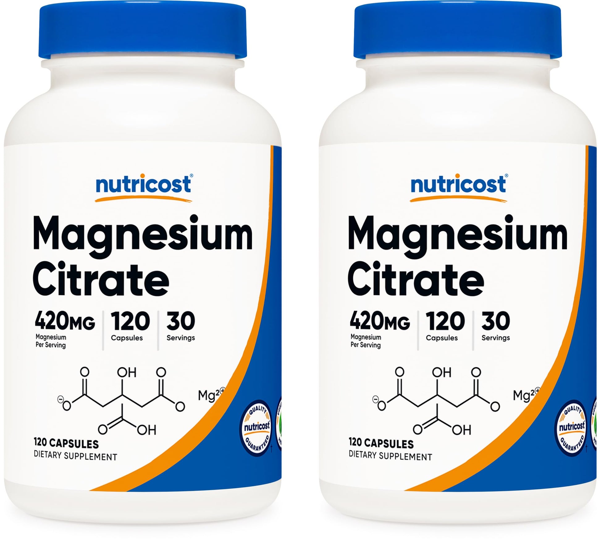 Nutricost Magnesium Citrate 420mg Capsules 240 Count