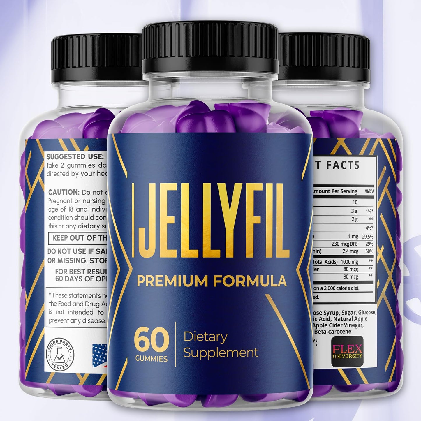 Flex University Jellyfil Gummies Chewable 120