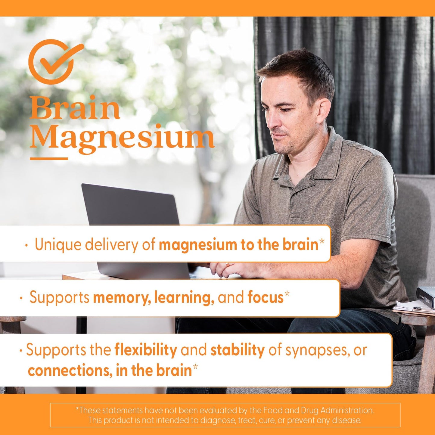 Doctor's BEST L-Threonate Supplement - Magtein Magnesium L Threonate Capsules, 60 Capsules