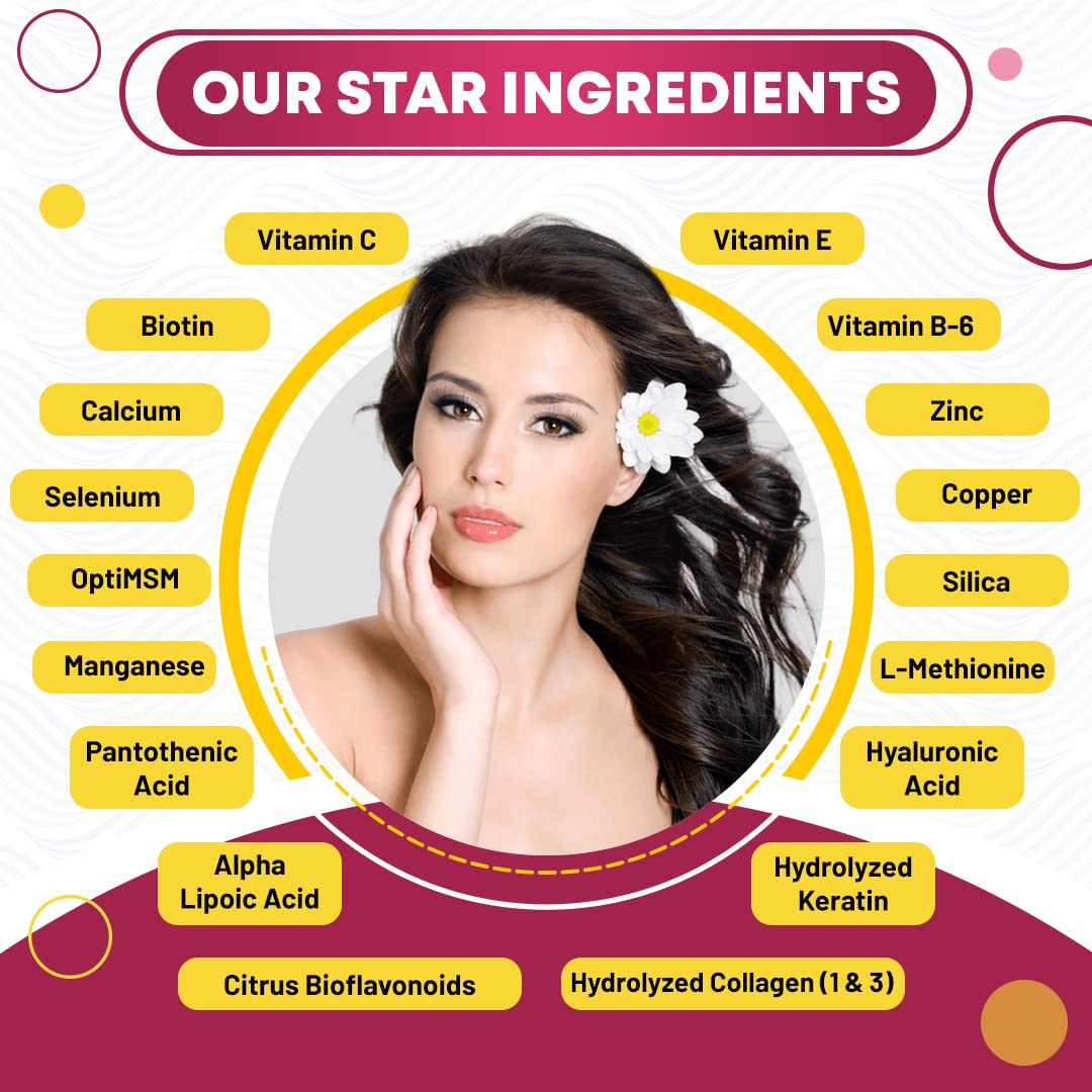Simply Potent Hair Skin and Nails Vitamins Capsules 60