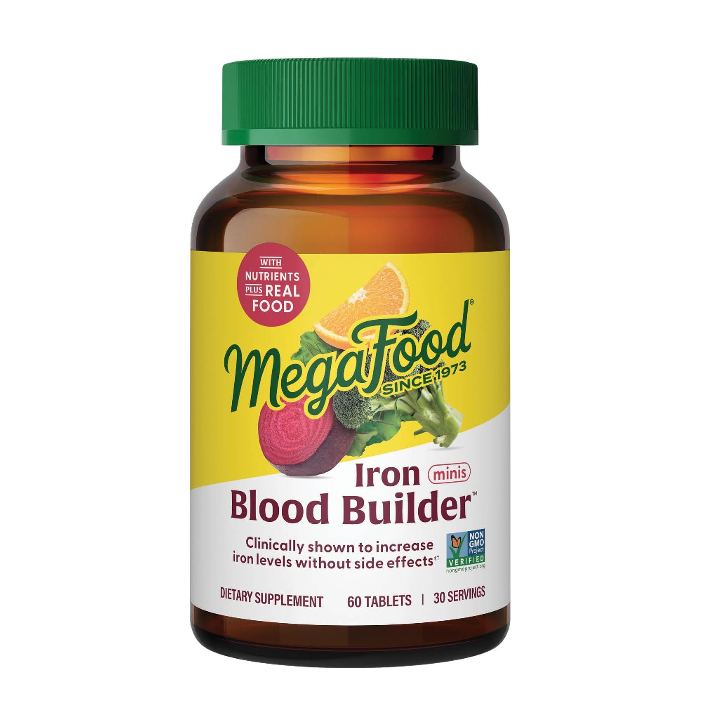 MegaFood Blood Builder Iron Supplement 60 Tablets