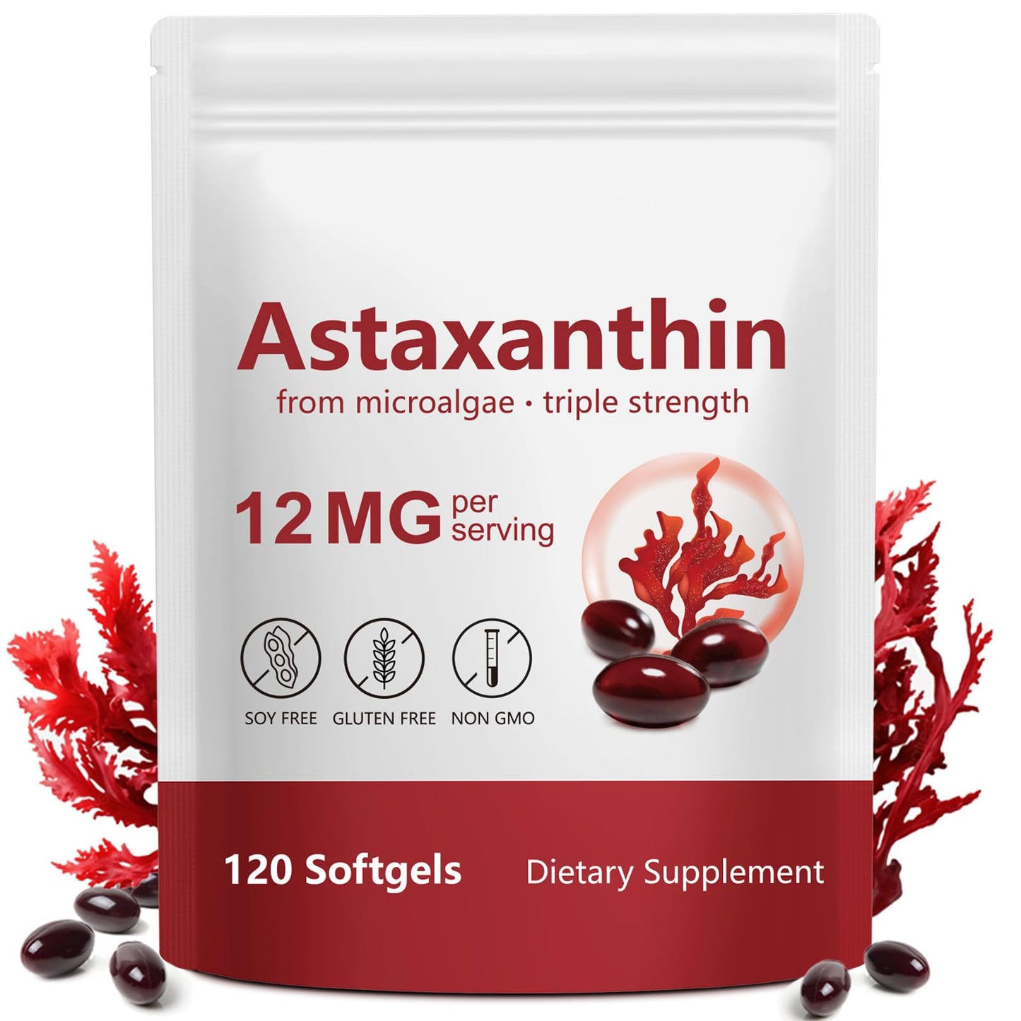 ONEBTANICL Astaxanthin Softgels 120 Count