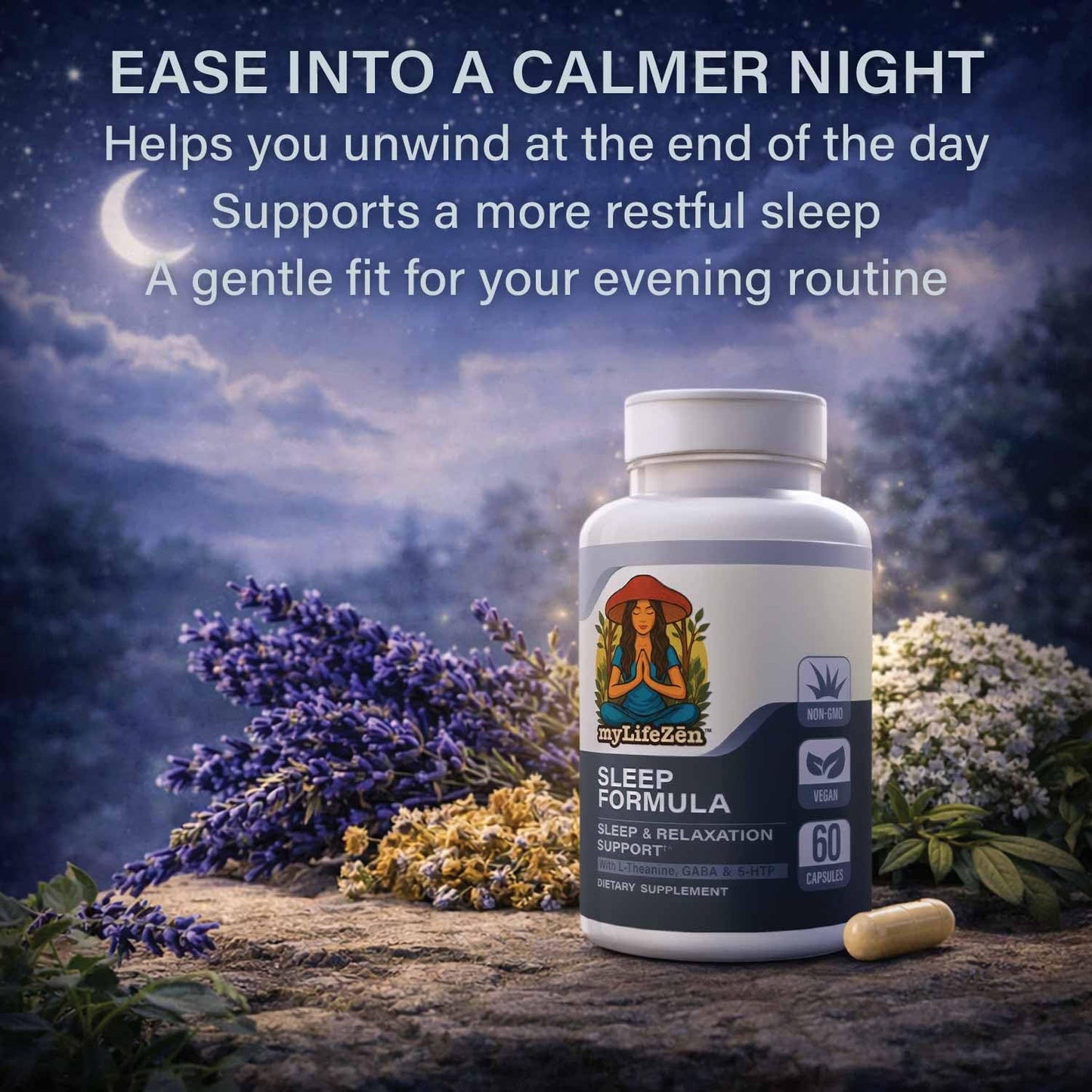 MyLifeZen Sleep Formula Capsules, 60 Count