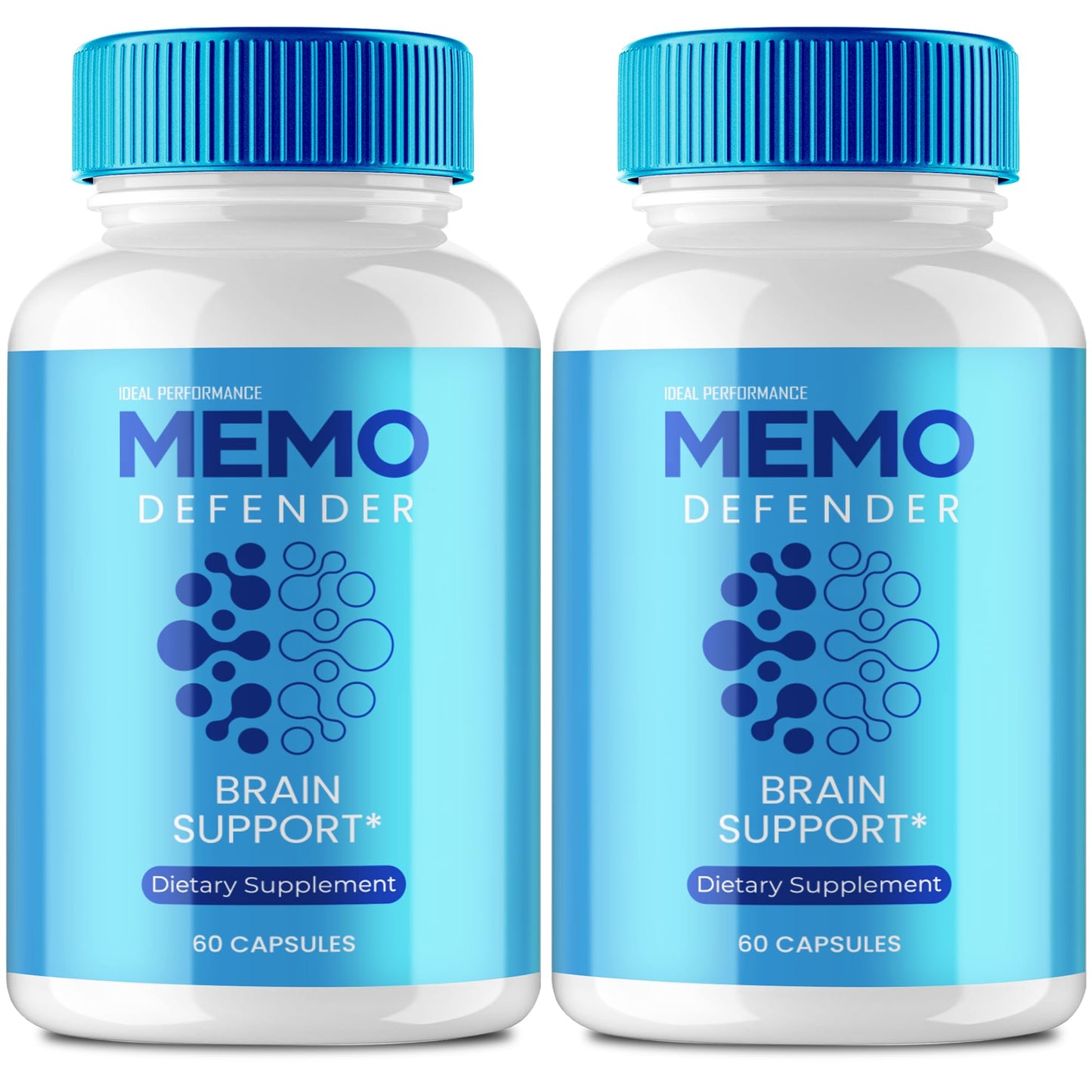 IDEAL PERFORMANCE Memo Defender Brain and Memory Support Capsules, 120 Count