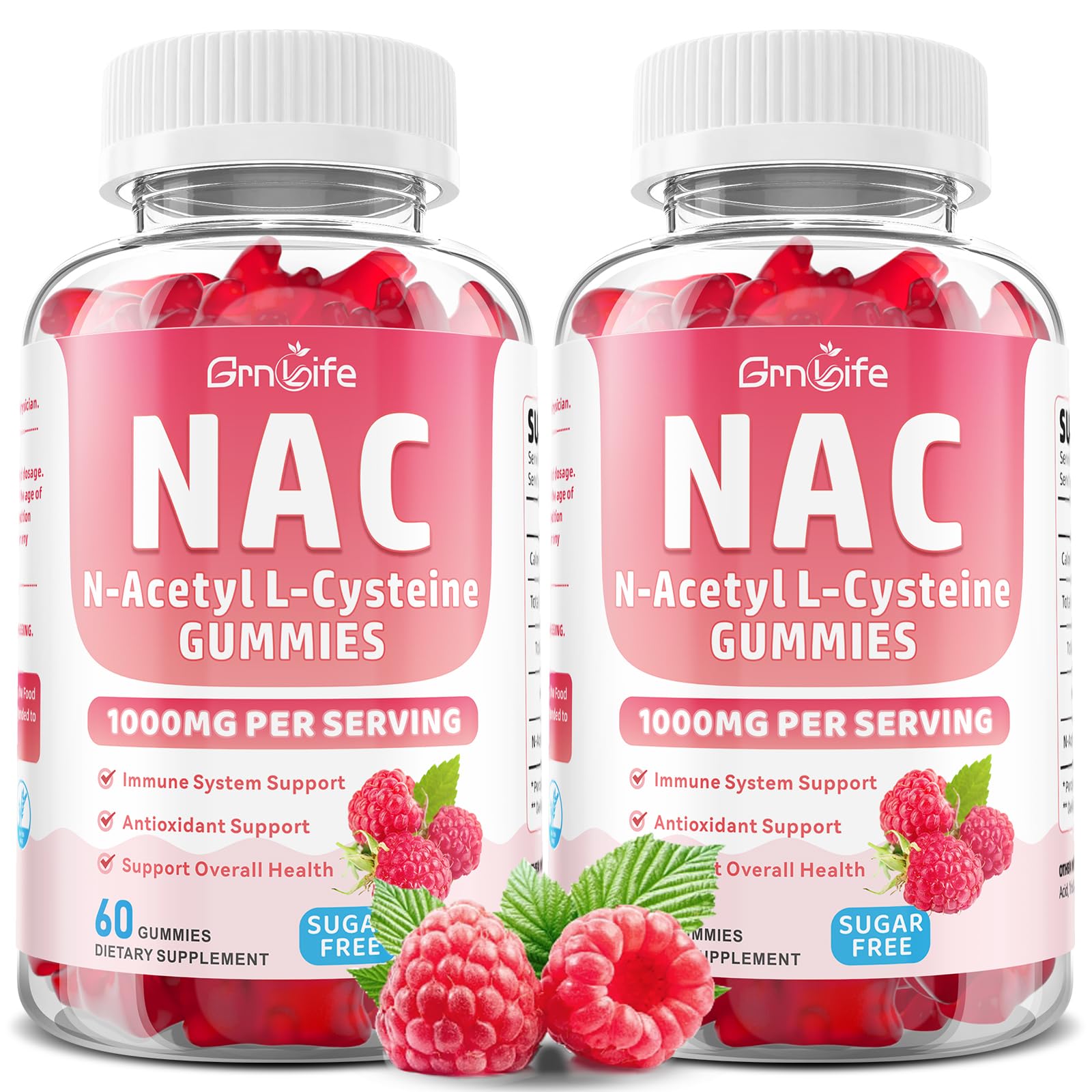 GrnLife NAC Gummies, 120 Count