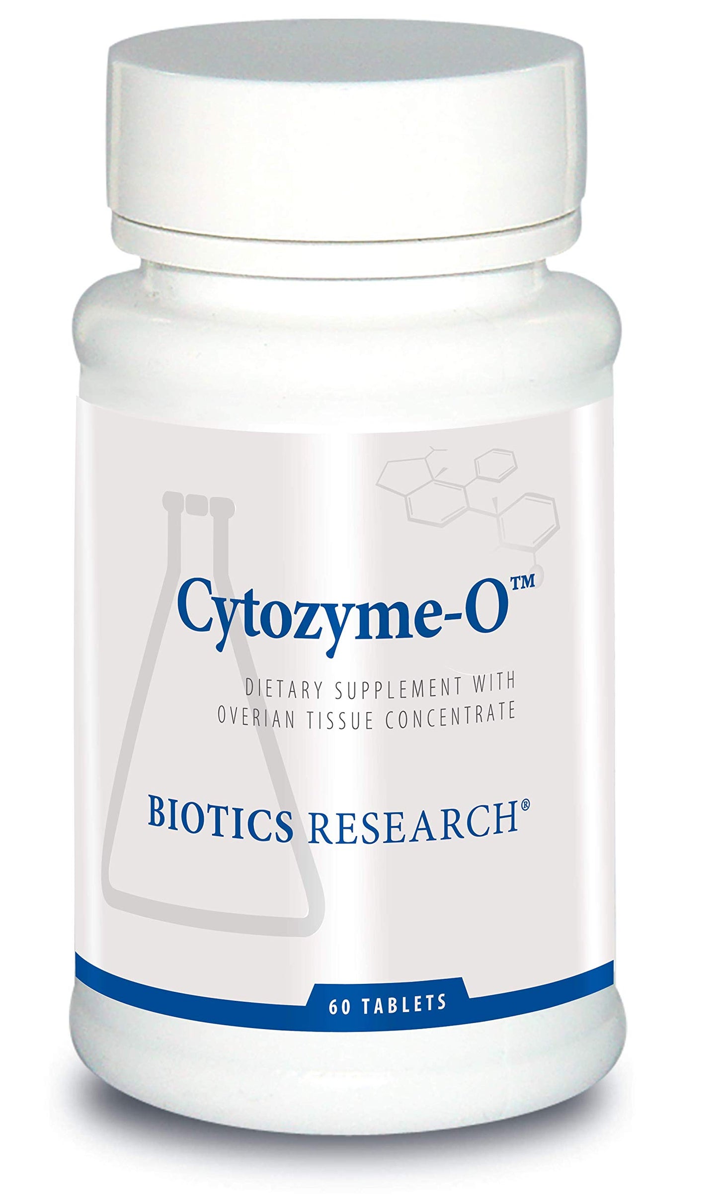 BIOTICS RESEARCH Cytozyme O Raw Bovine Ovarian Tissue Tablets, 60 Tablets