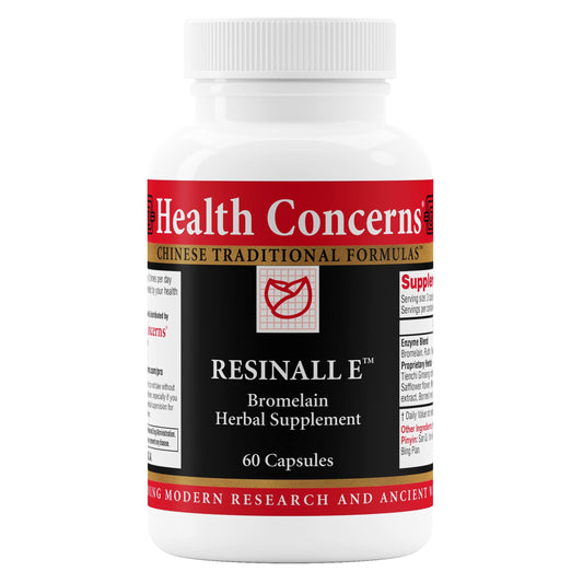 Health Concerns Resinall E Bromelain 60 Capsules