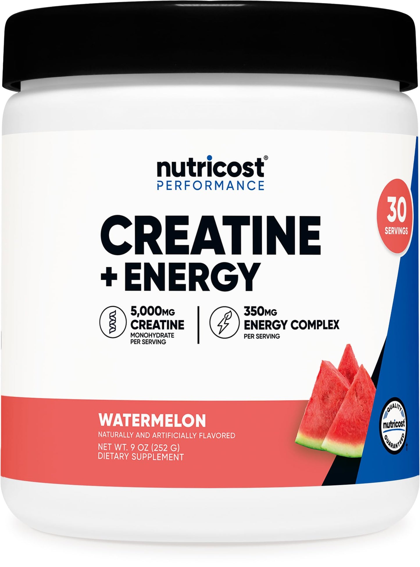 Nutricost Creatine + Energy Powder, 9 Ounce