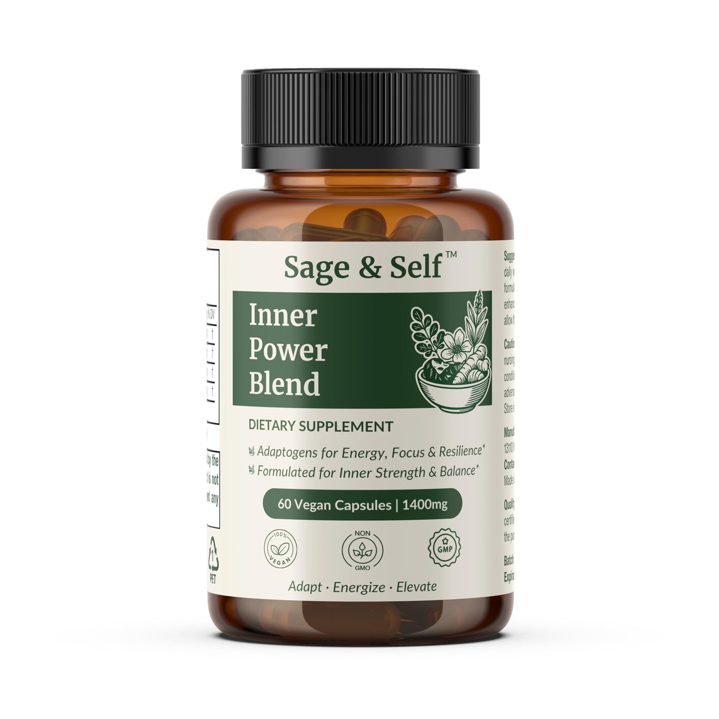Sage & Self Inner Power Capsules, 60 Capsules
