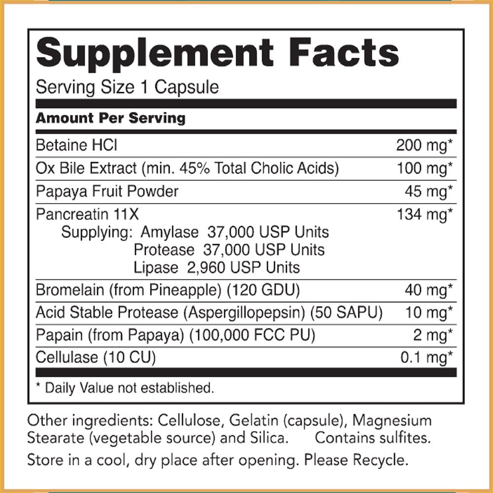 Baar Super Digestive Enzymes Capsules 180