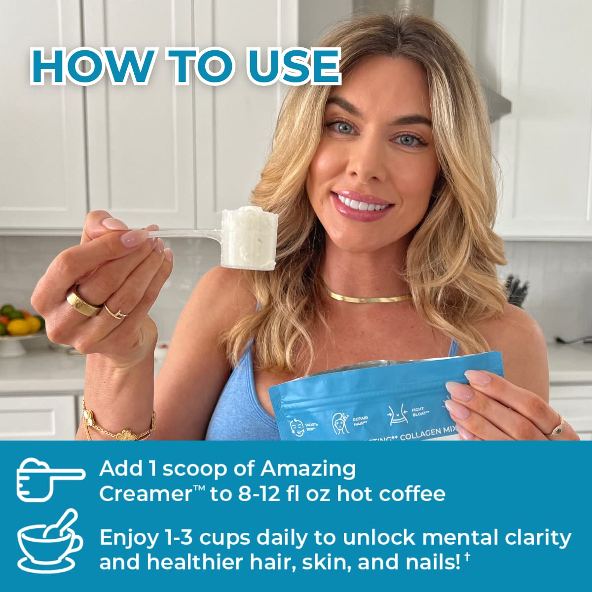 Superfoods Company Amazing Creamer with Collagen - Keto Creamer-Hyaluronic Acid & MCT Oil - Brain Boost & Curbs Cravings - Supports Healthy Skin & Hair - Diet-Friendly Powder, 23