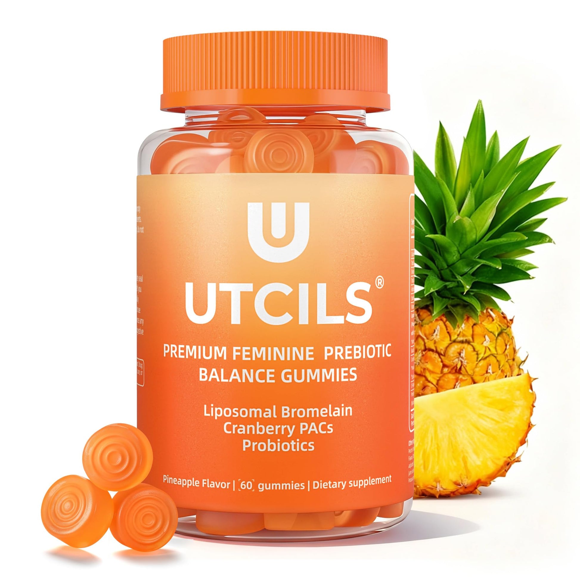 Utcils Liposomal Premium Feminine Balance Gummies 60 Count