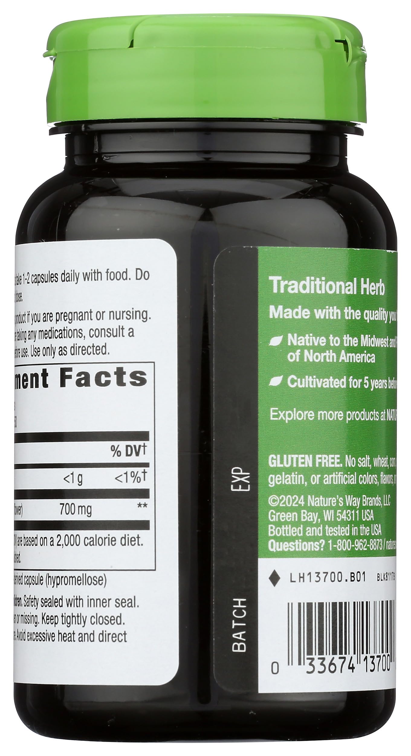 Nature's Way Goldenseal Herb Capsules, 100