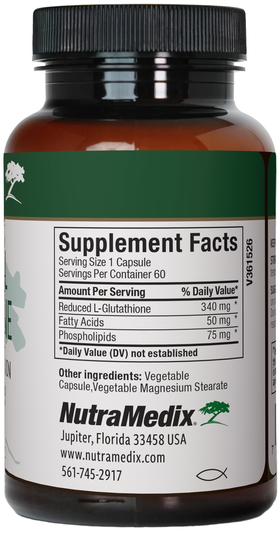 NutraMedix Liposomal Glutathione Supplement Capsules, 60 Count