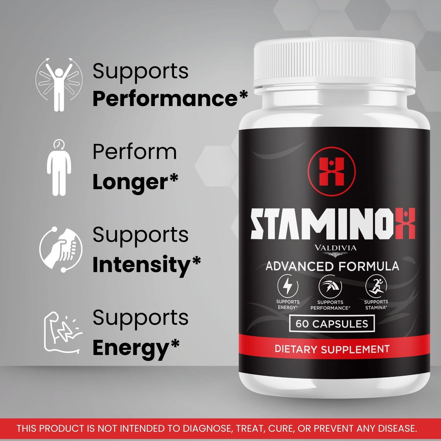 Valdivia Staminox Capsules, 300 Capsules