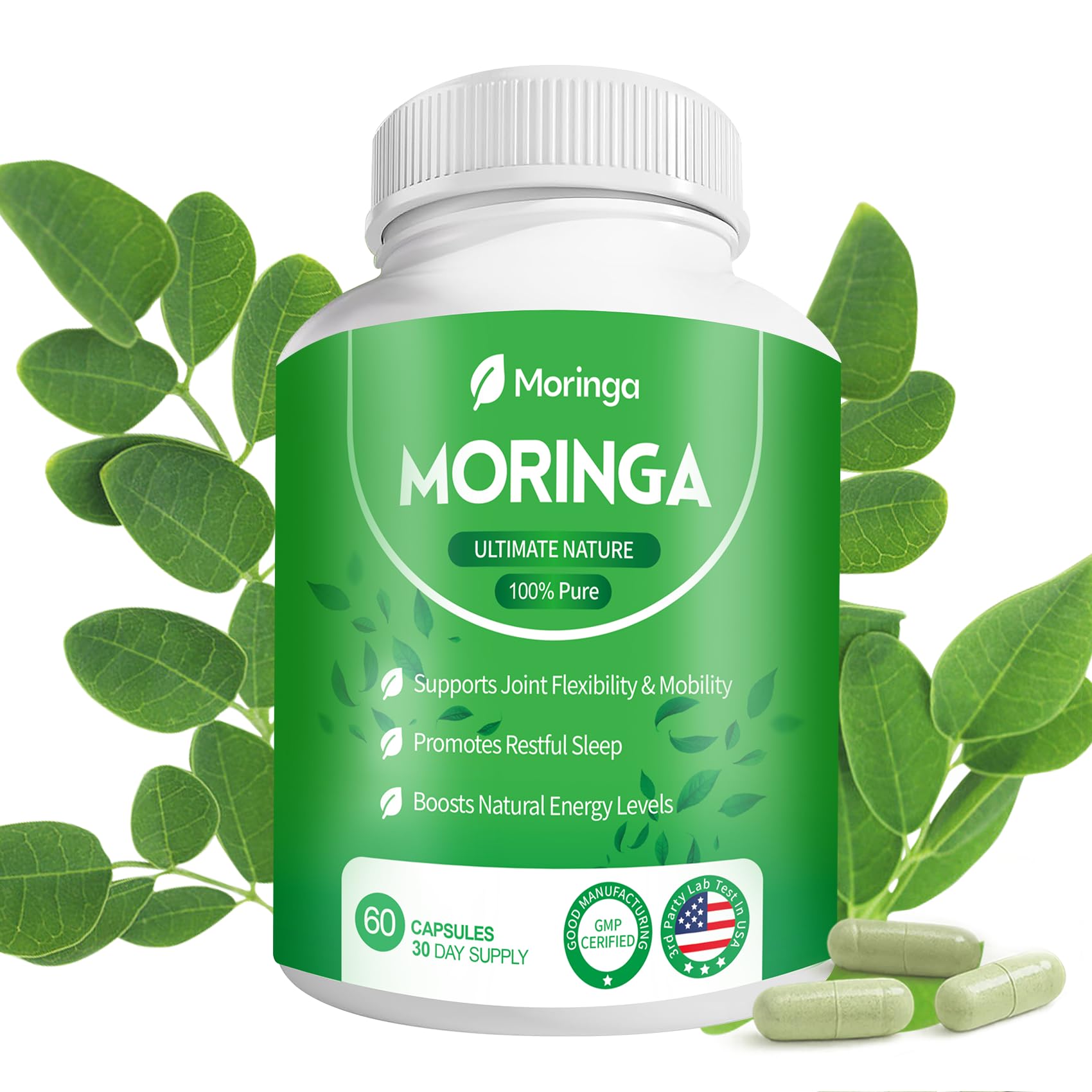 Fravonique Moringa Capsules 800mg, 60 Capsules