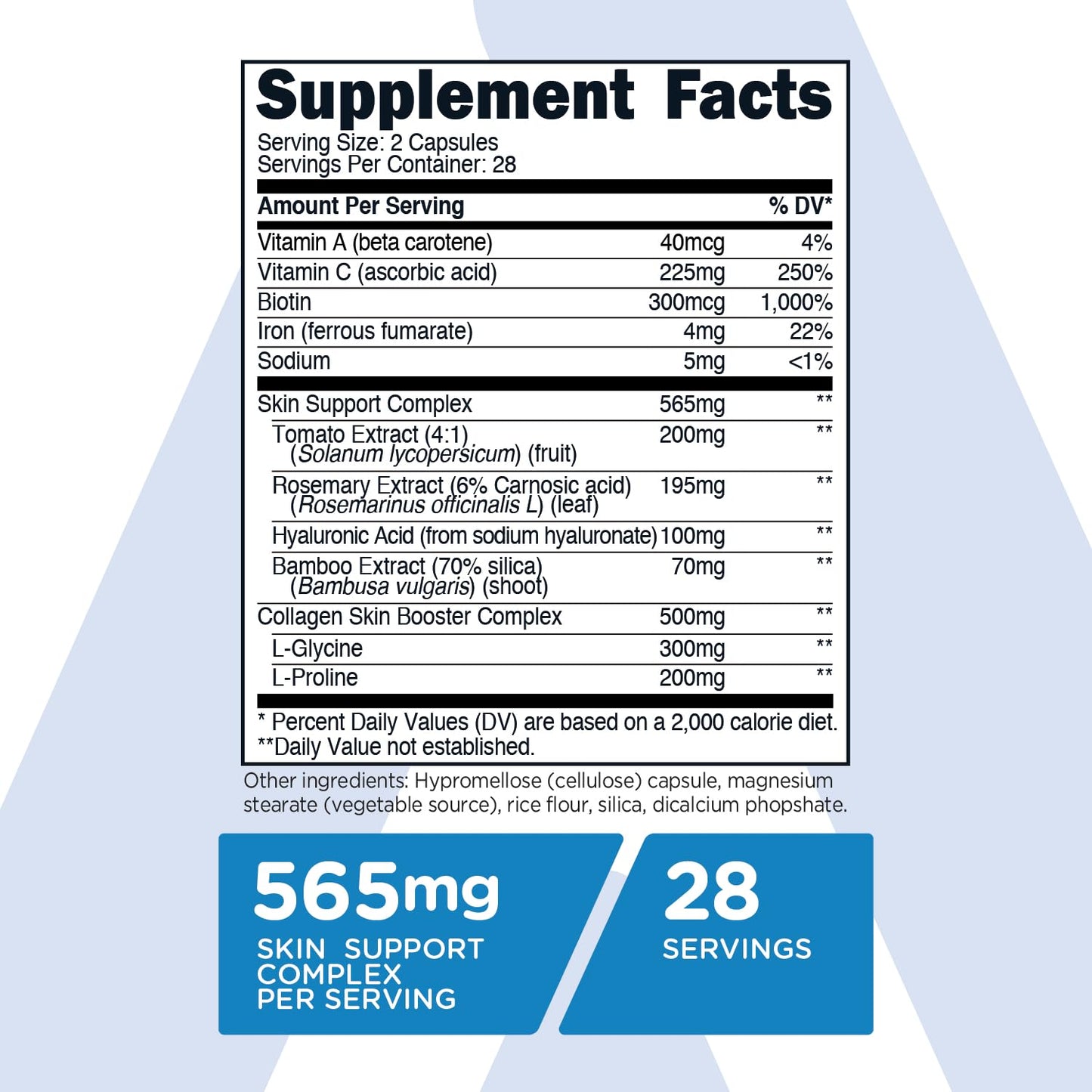 TransformHQ Longevity Skin Support Capsule 56 Capsules