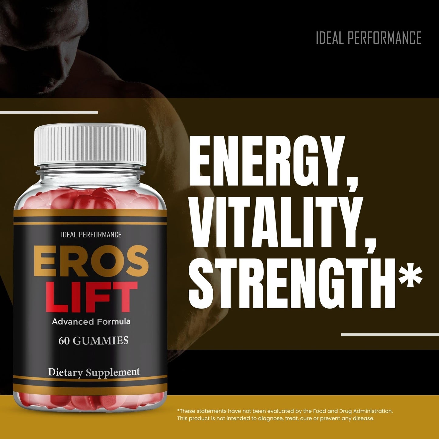IDEAL PERFORMANCE Eros Lift Gummies 180 Count