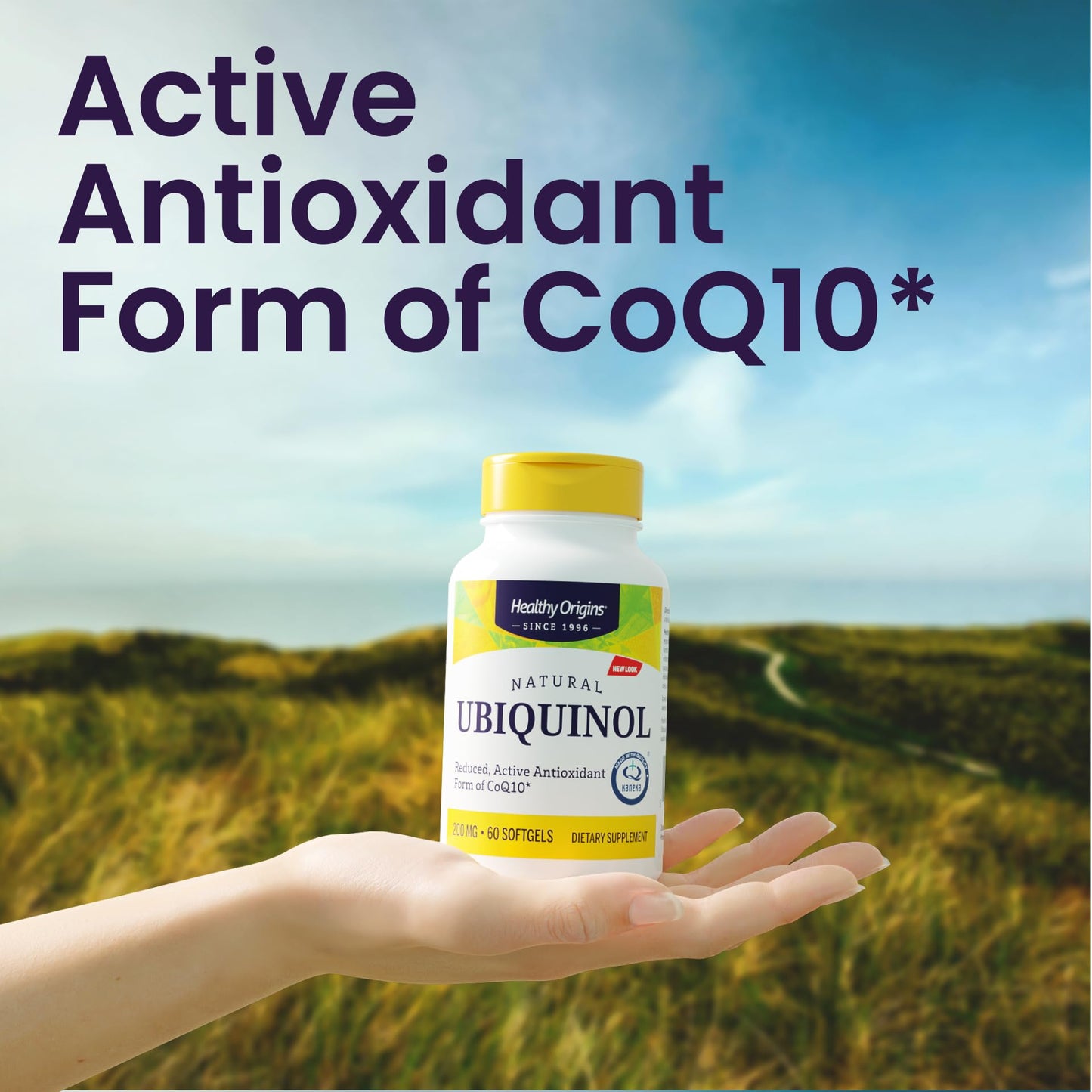 Healthy Origins Ubiquinol (Active Form of CoQ10), 200 mg Softgels, 30 Count