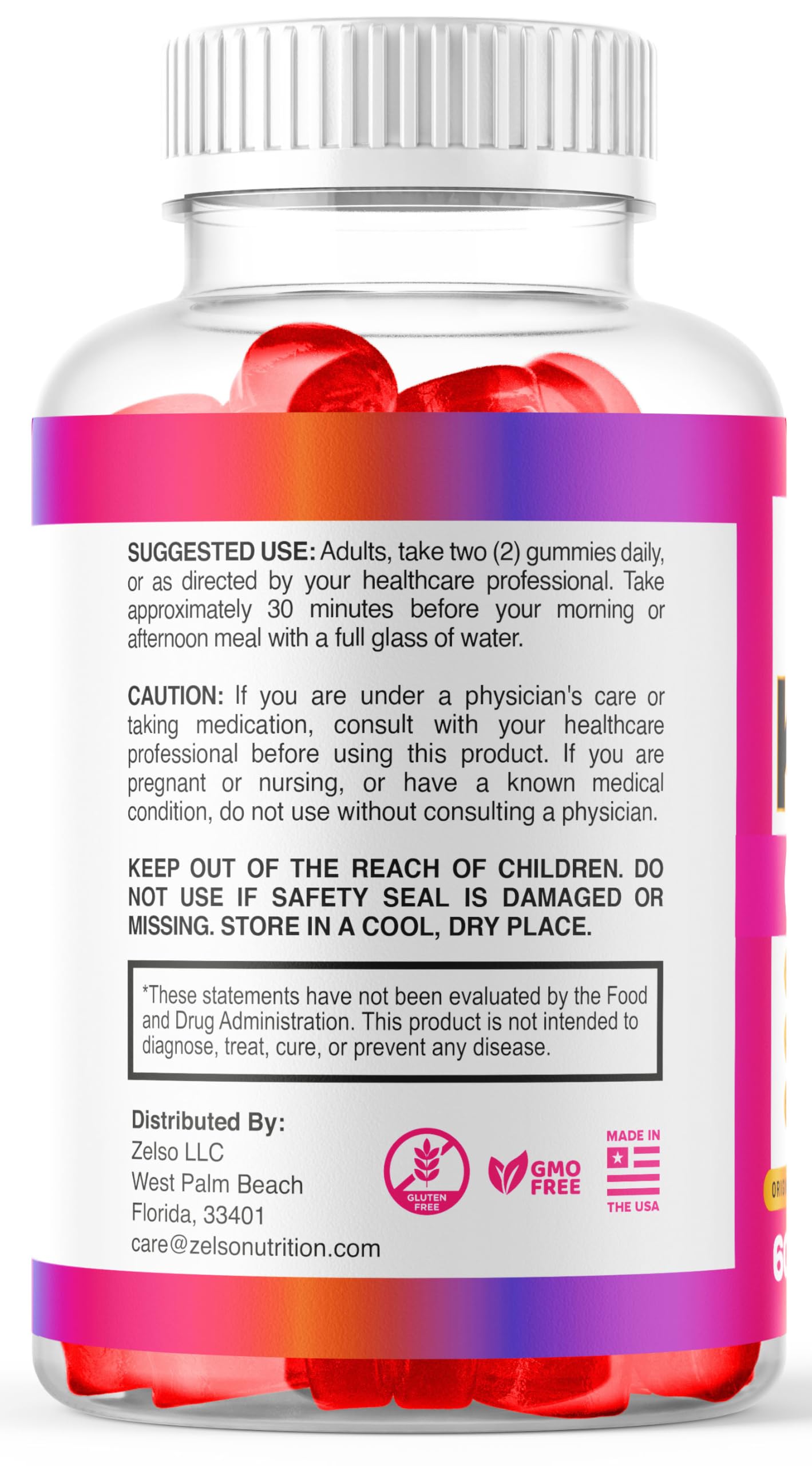 ZELSO K3 Mineral Keto Gummies 120 Gummies
