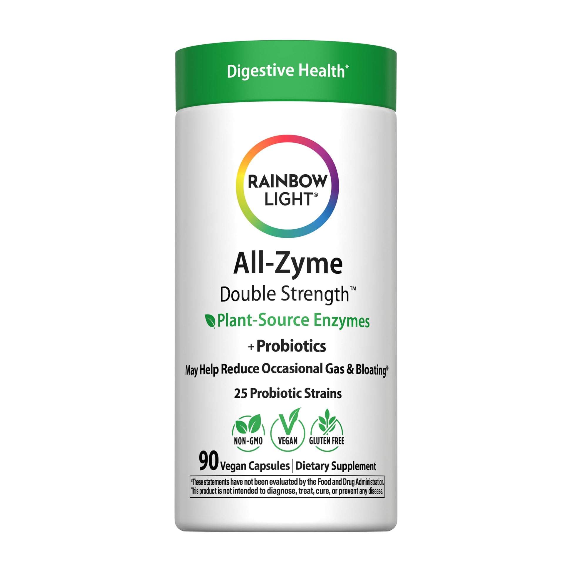 Rainbow Light Advanced Enzyme Supplement Capsule 90 Count