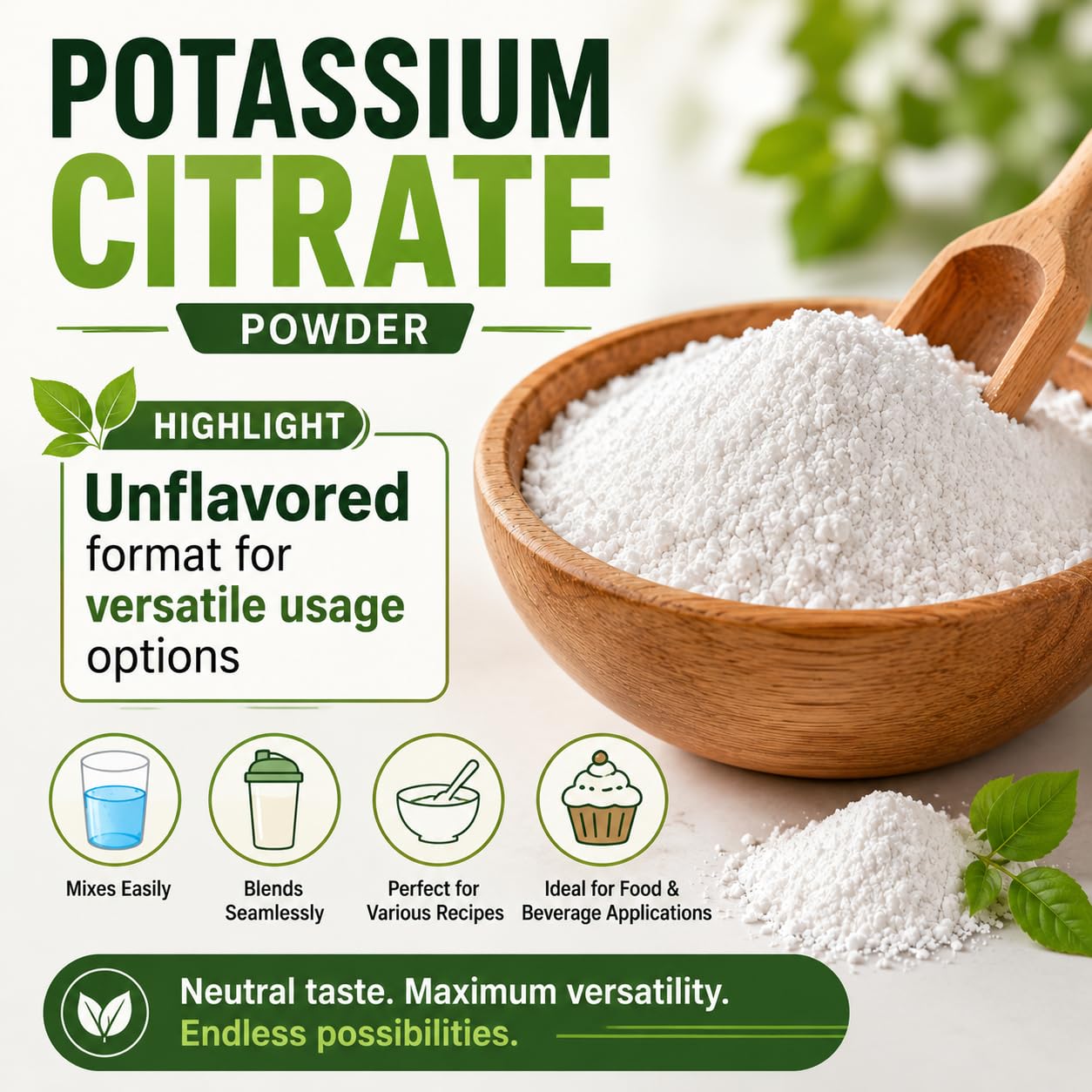 mGanna Potassium Citrate Powder 8 Ounce (Pack of 1)