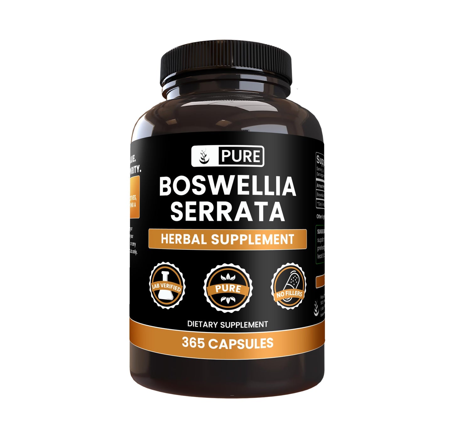 PURE ORIGINAL INGREDIENTS Boswellia Serrata Capsules 365