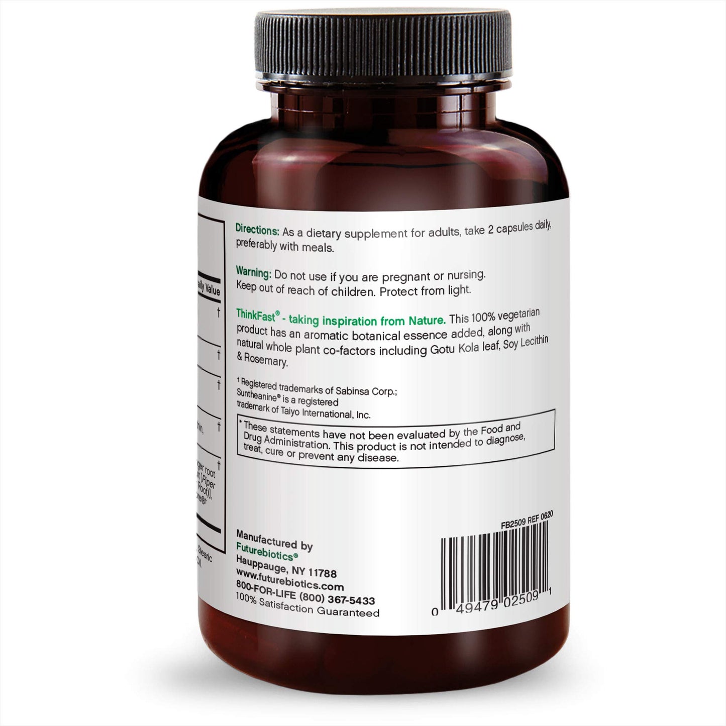 Futurebiotics ThinkFast Brain Performance and Memory 60 Capsules