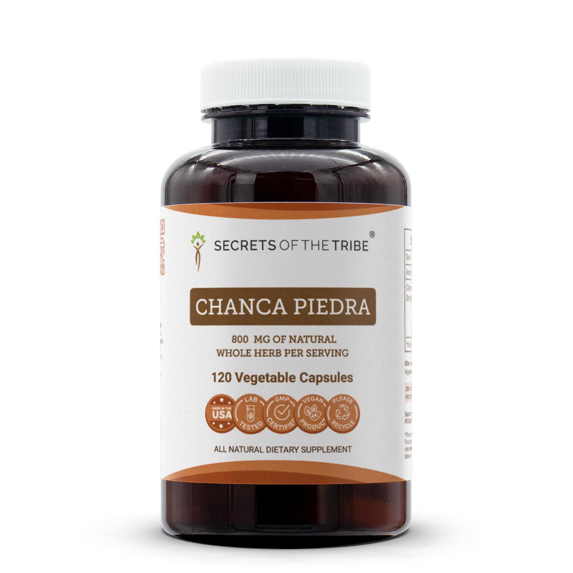 Secrets of the Tribe Chanca Piedra Capsule 120 Count