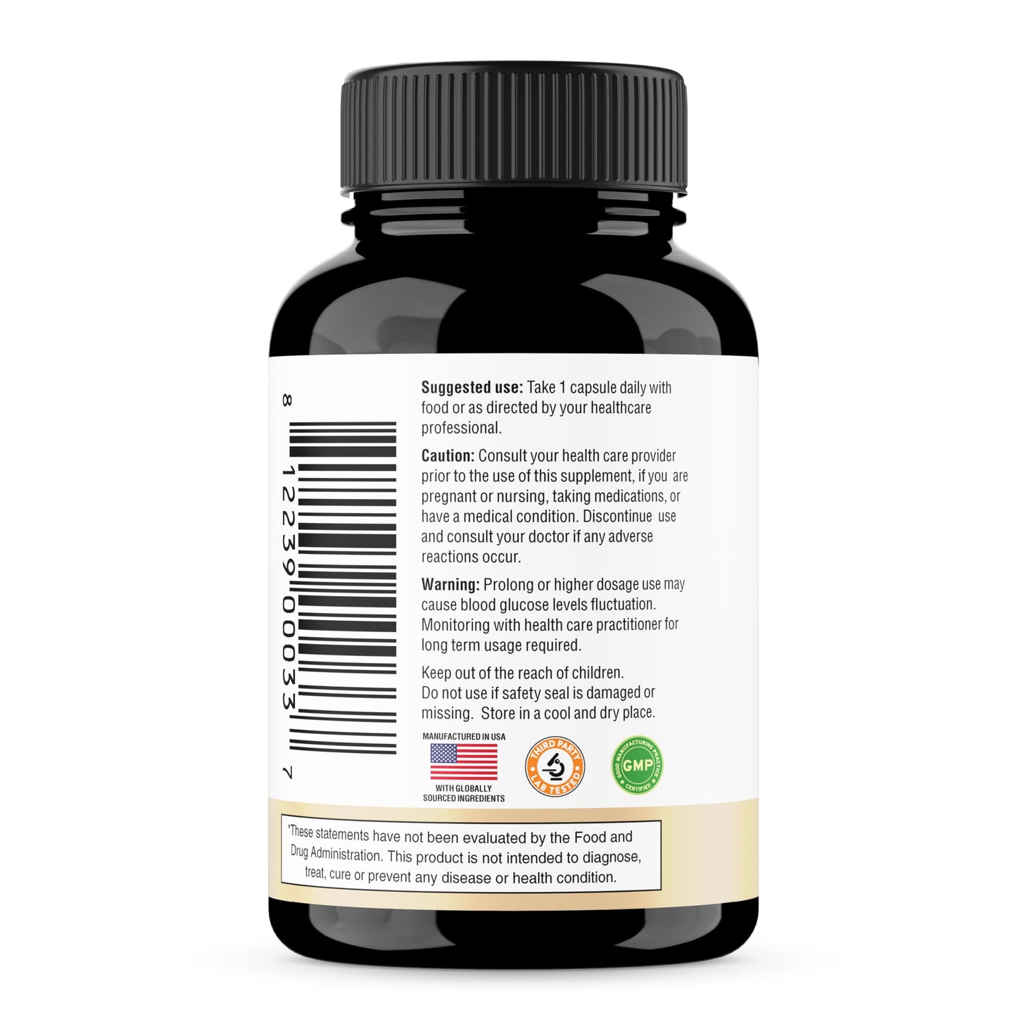 Sandhu's Berberine HCL Supplement 500mg per Capsule with 97% Pure Berberis Aristata Extract, 60 Capsules