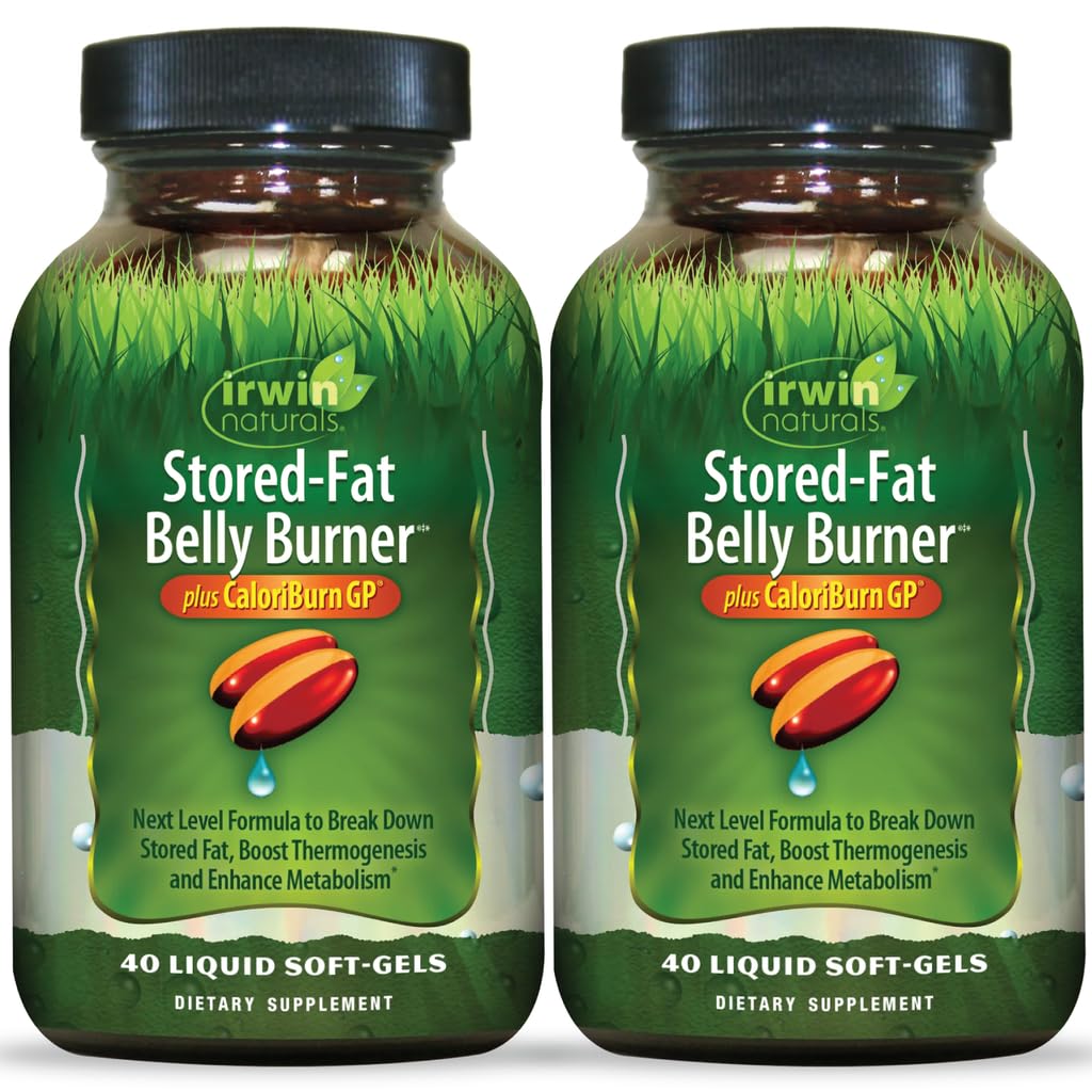 Irwin Naturals Stored-Fat Belly Burner Plus CalorieBurn GP Softgels 80